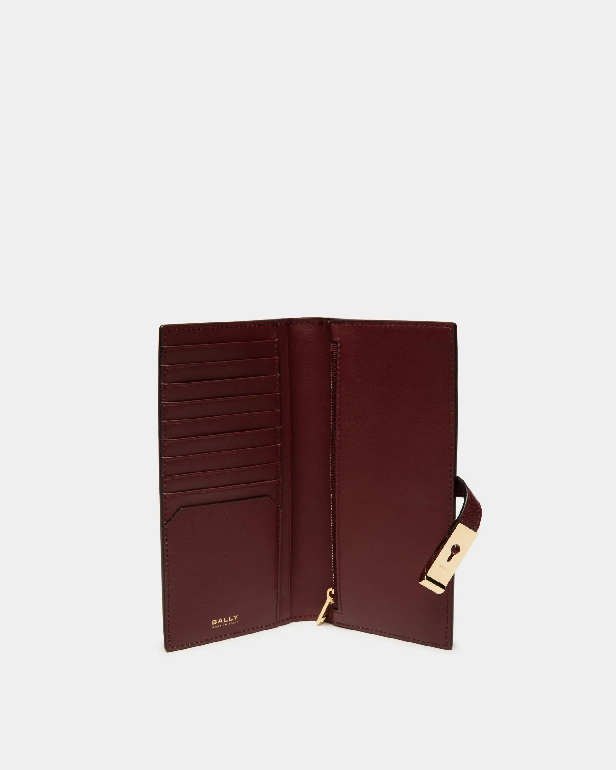 Lock Me Long Wallet in Andorra Grained Leather - Image 3