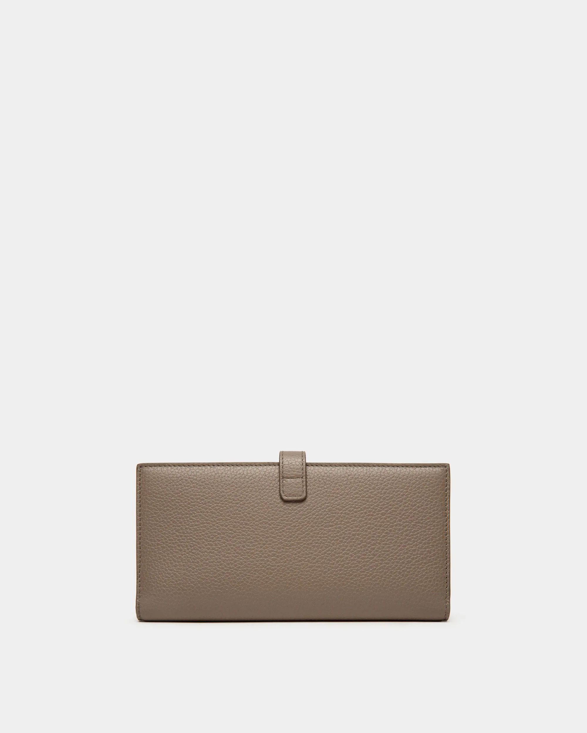 Lock Me Long Wallet In Taupe Grained Leather - Image 2