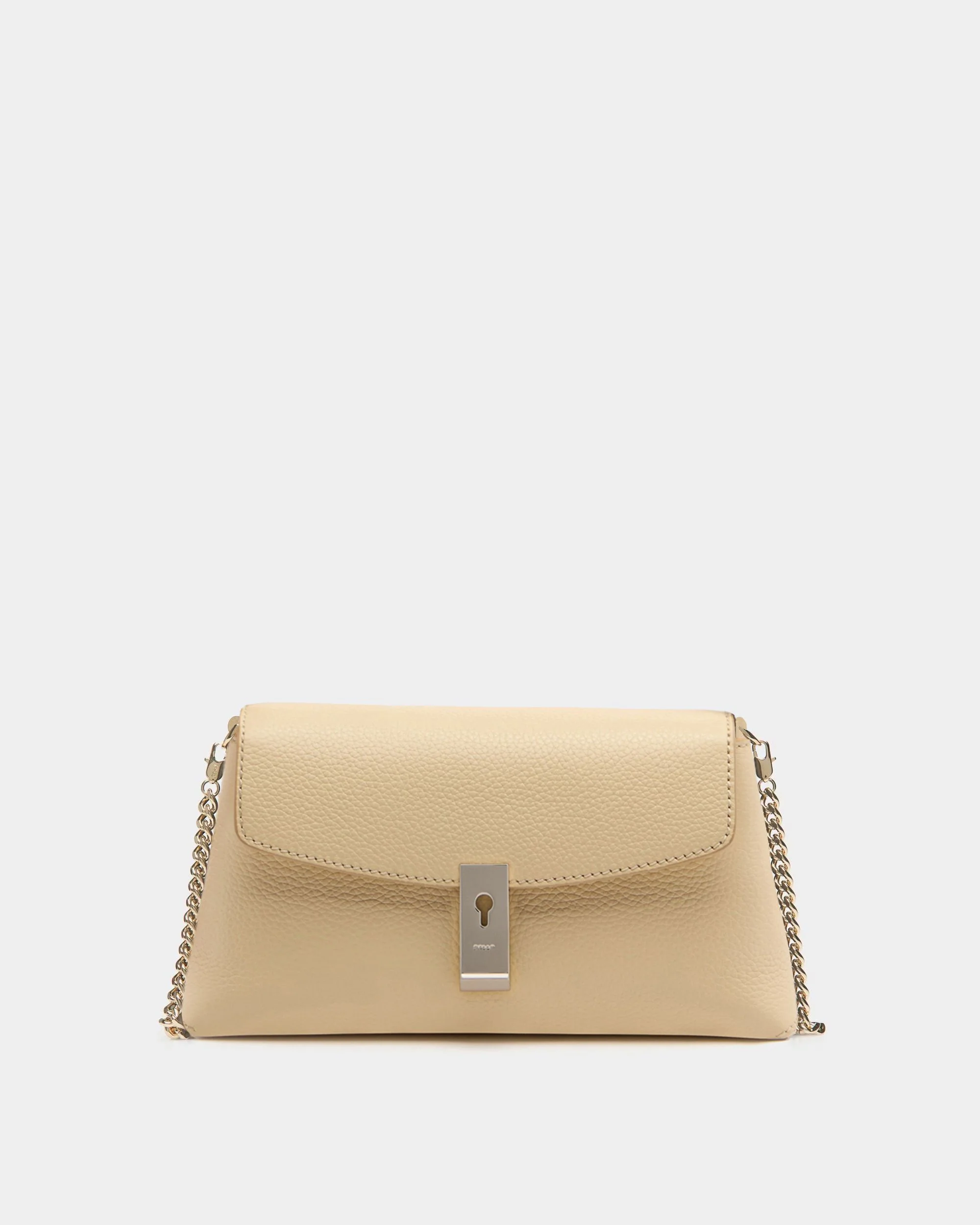 Lock Me Multifunctional Minibag in Ginger Grained Leather