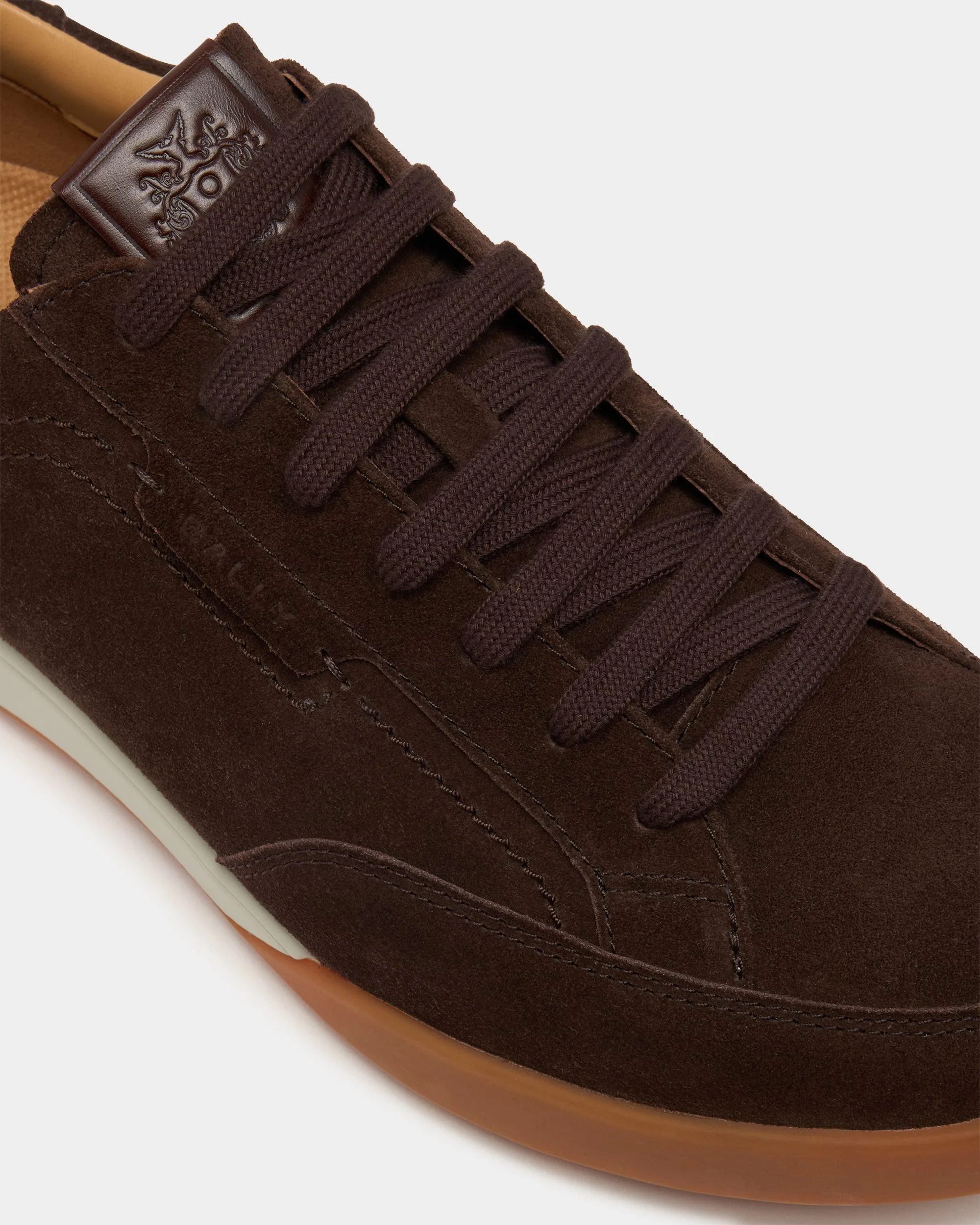 Manto Runner Sneaker in Brown Suede - Image 6