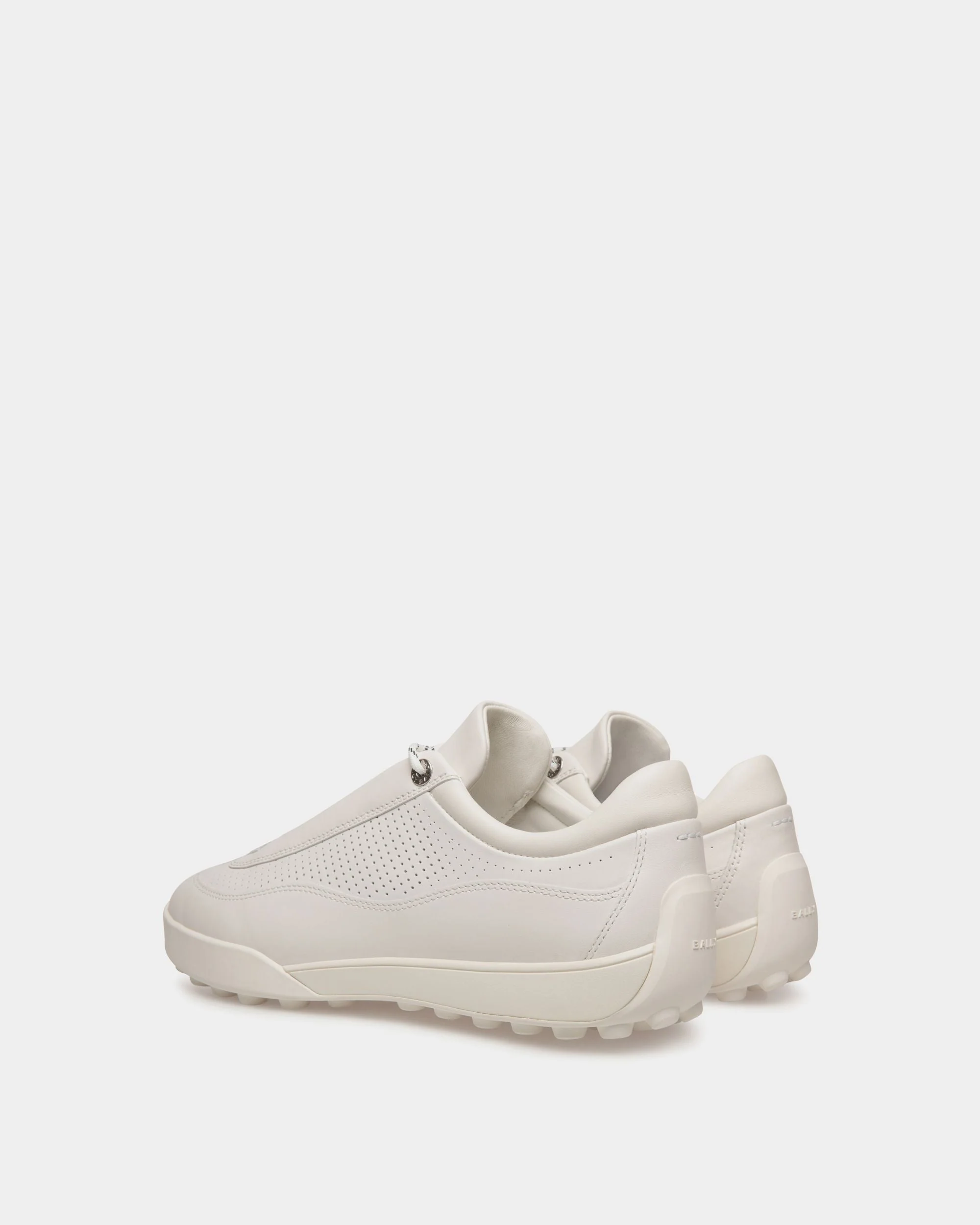 Manto Runner Sneaker in White Leather - Image 3