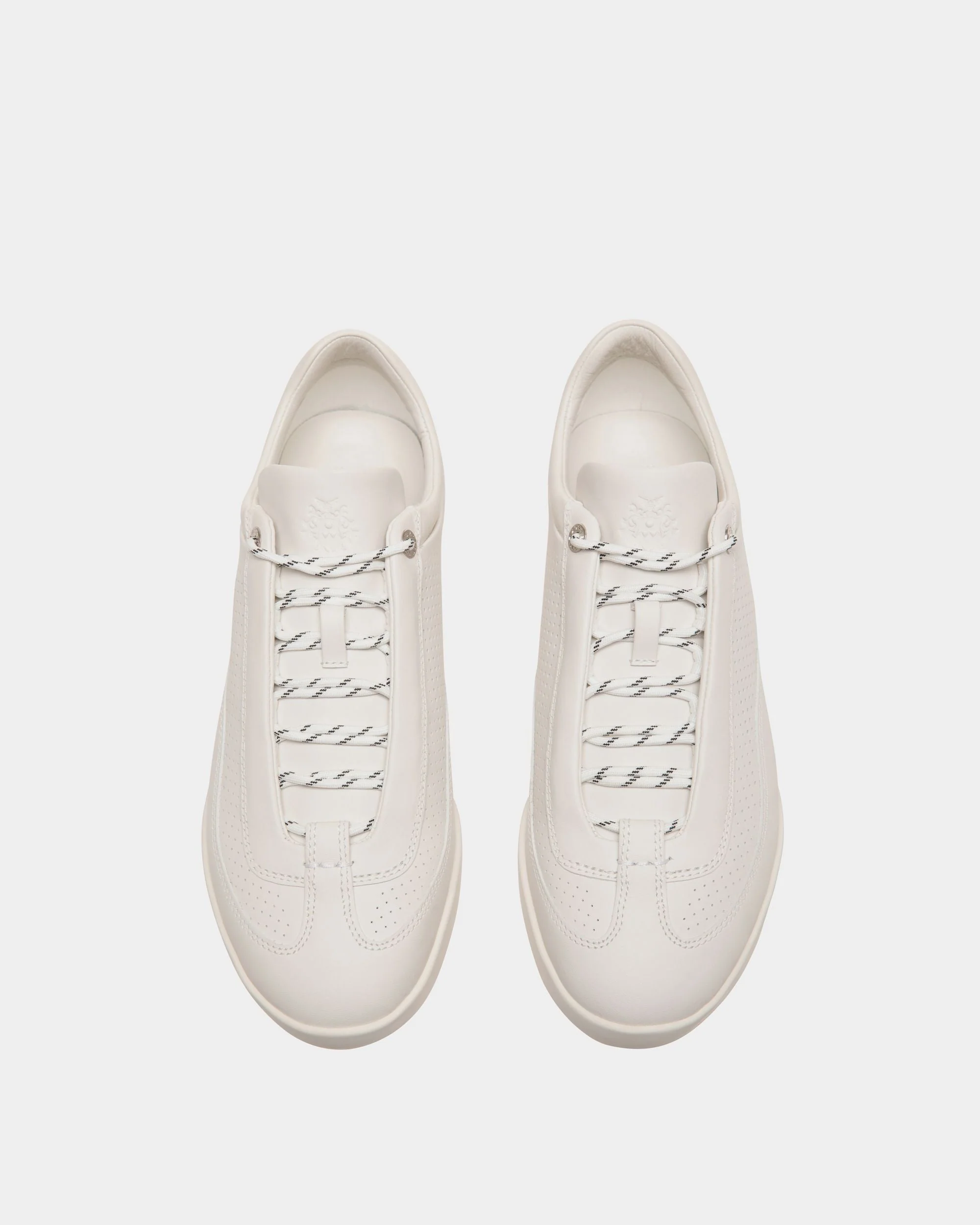 Manto Runner Sneaker in White Leather - Image 4
