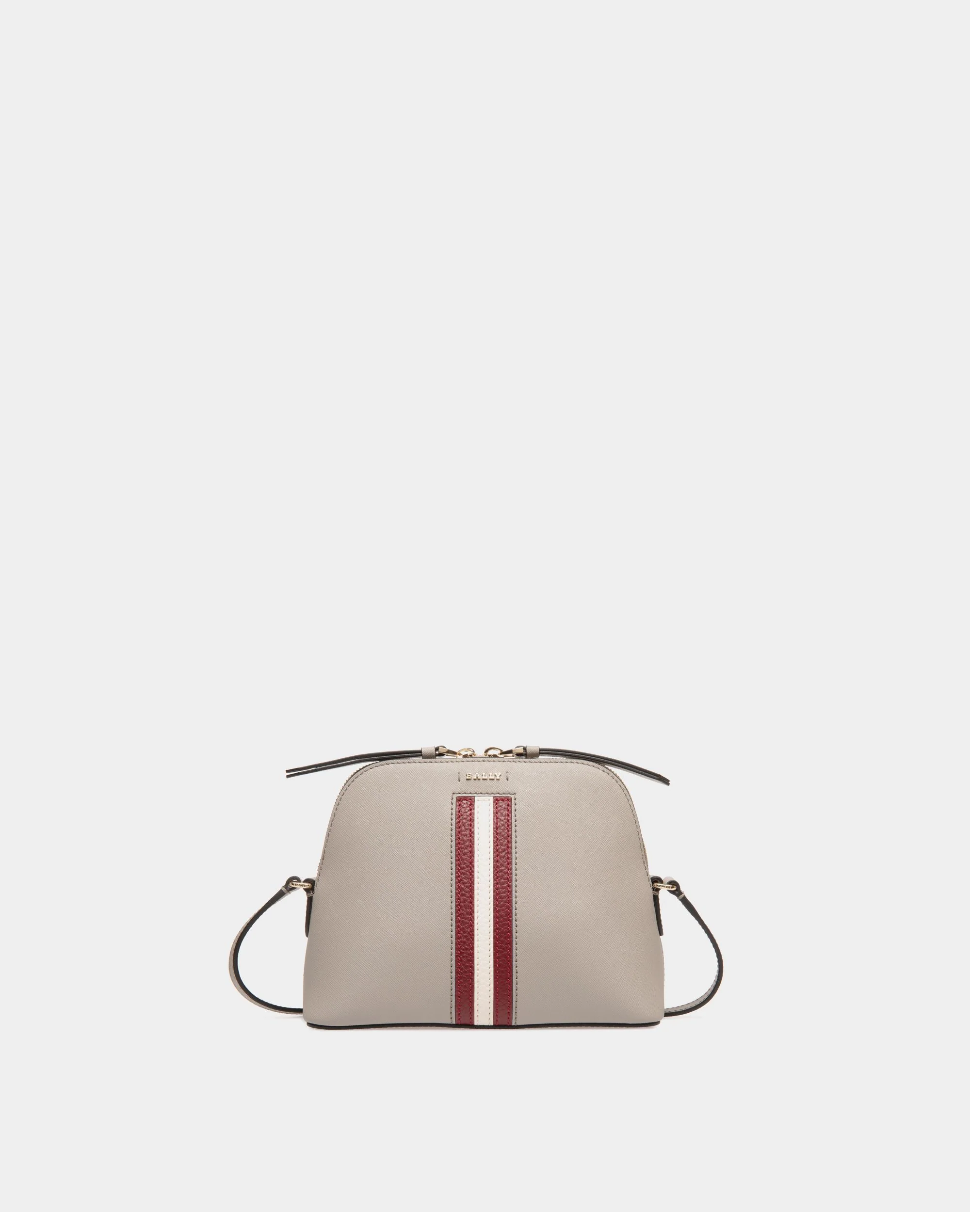 Mini Bag in Beige Embossed Leather