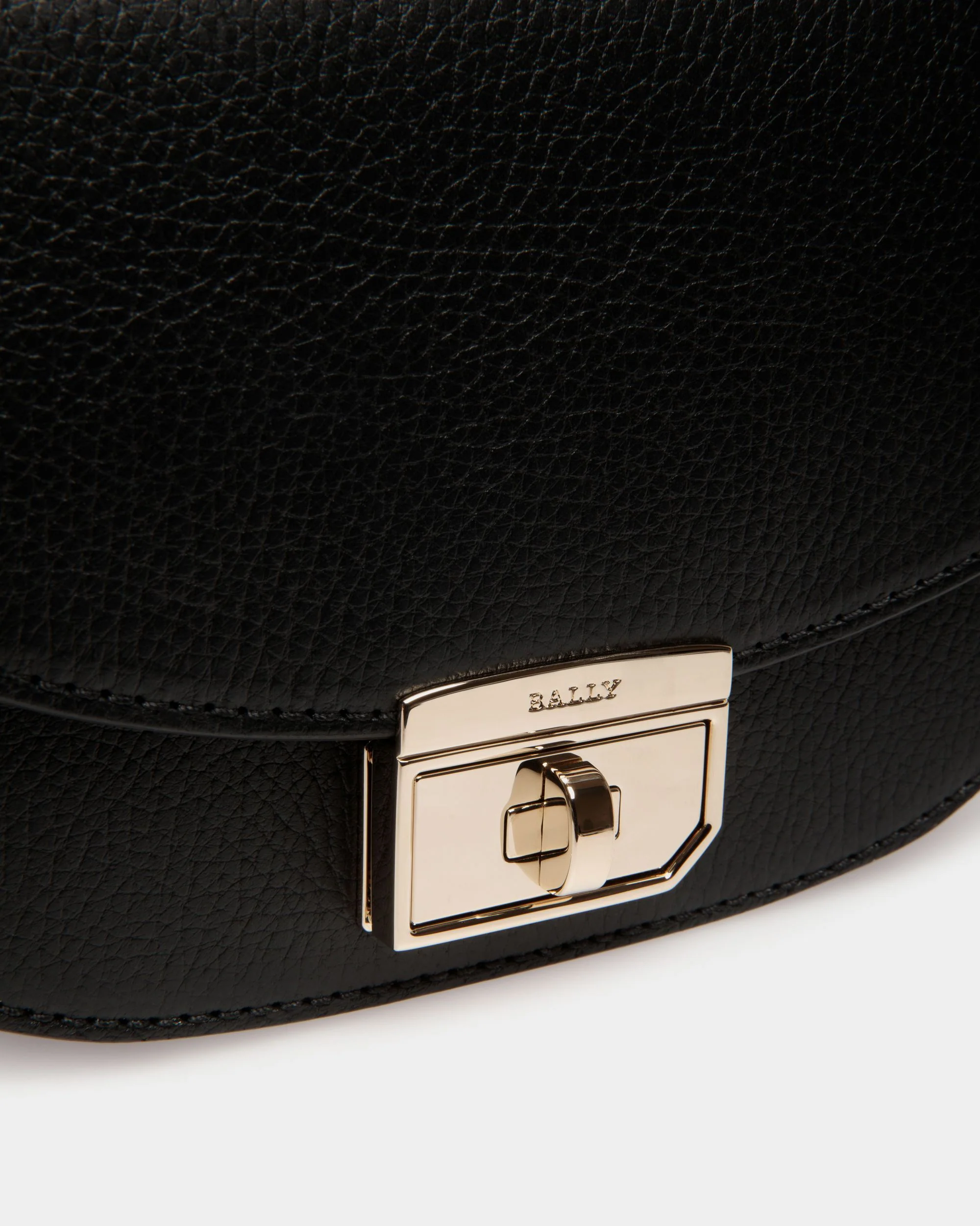 Mini Bag in Black Embossed Leather - Image 5