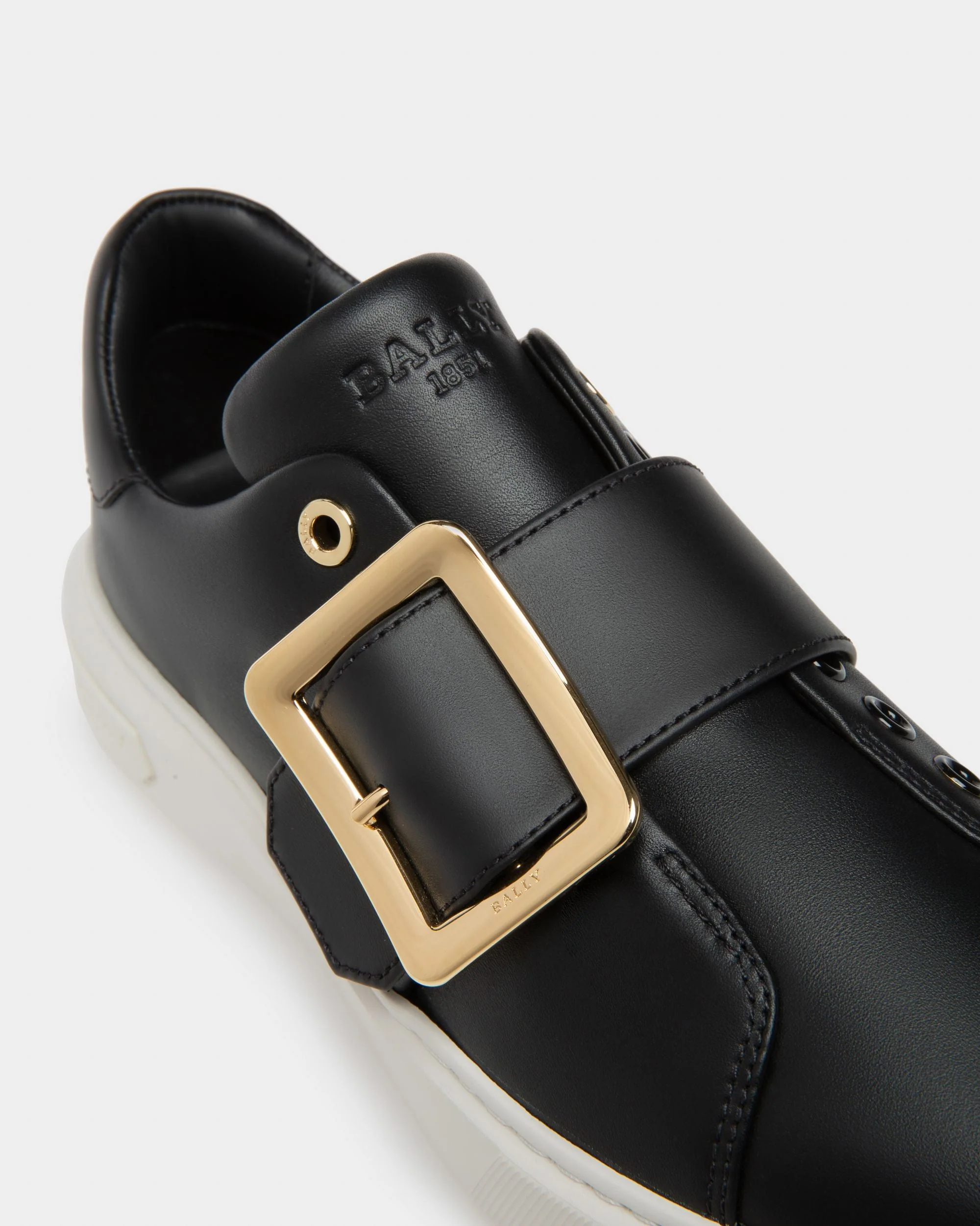 Misty Sneakers In Black Leather - Image 5
