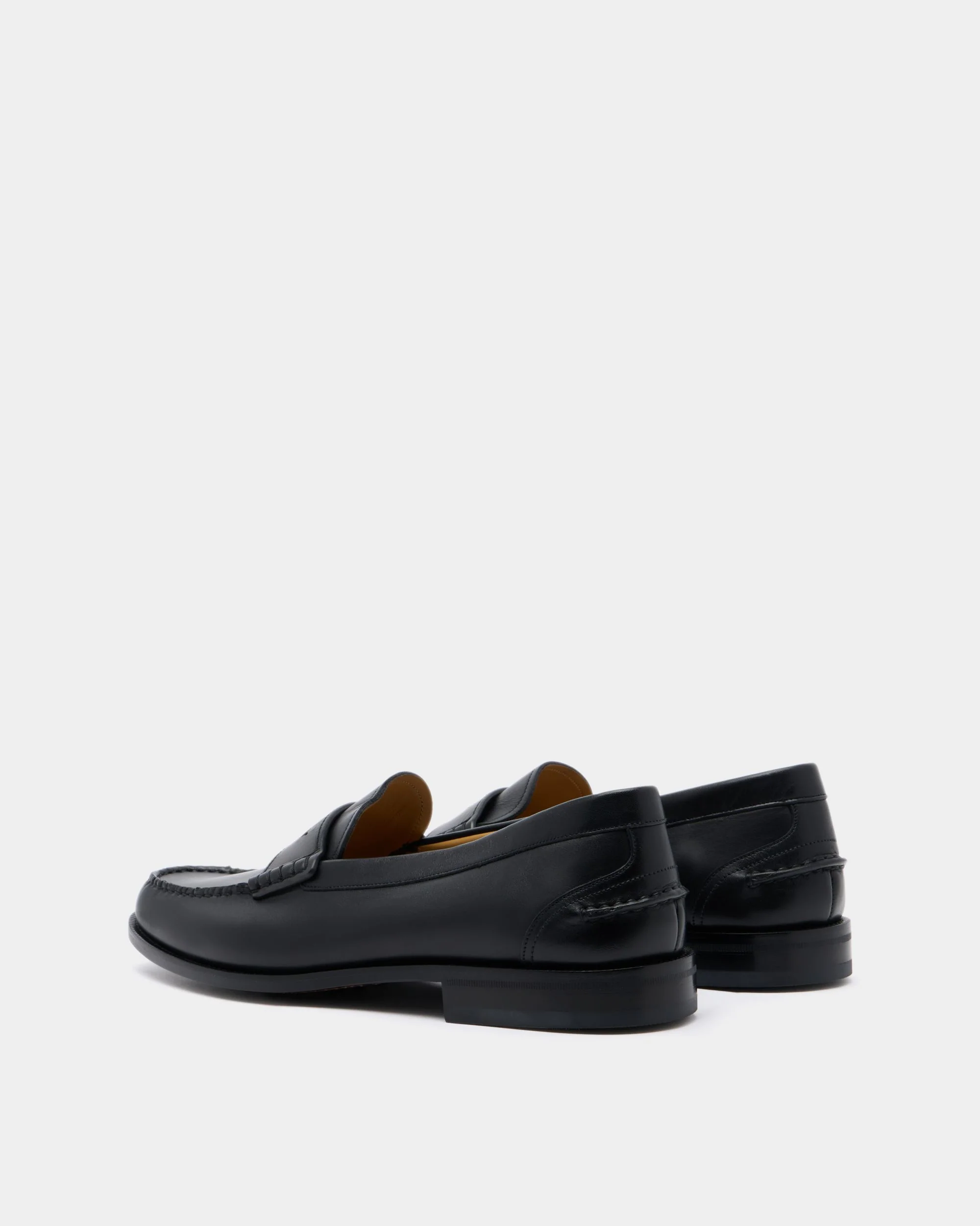 Moccasin In Black Leather - Image 3