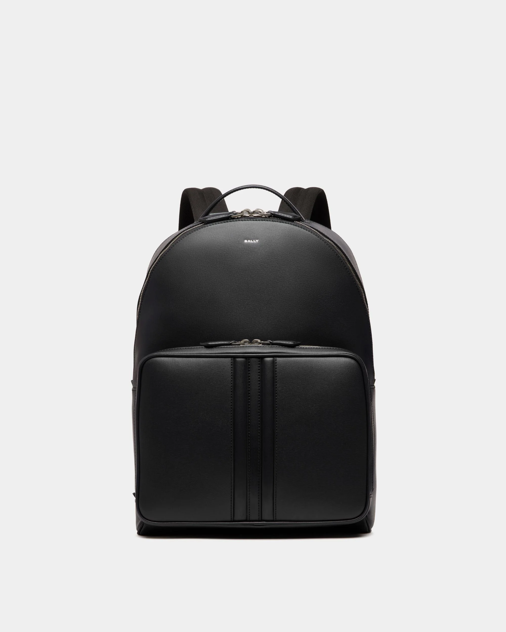 Mythos Backpack In Black Recycled Leather