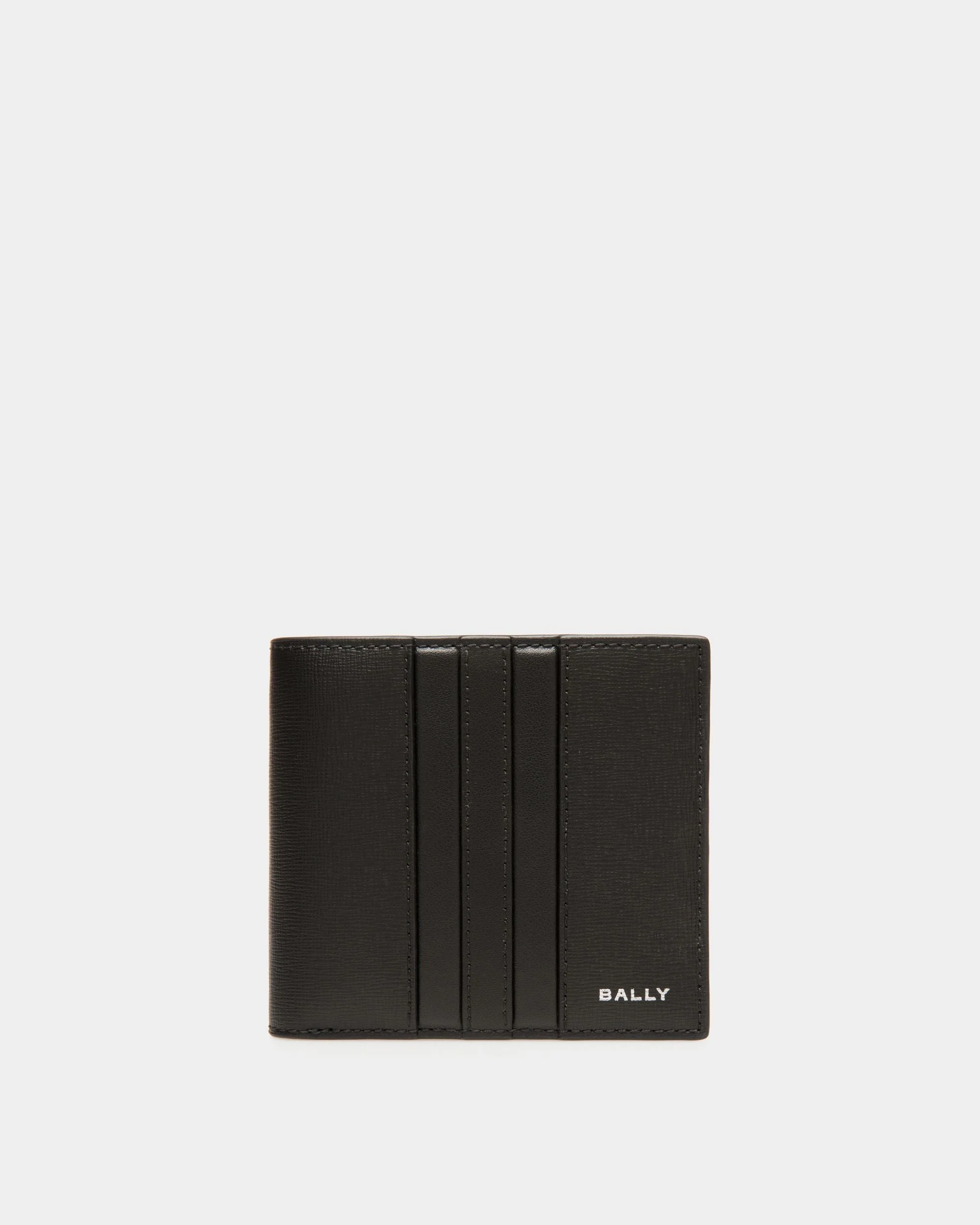 Mythos Bifold In Black Recycled Leather