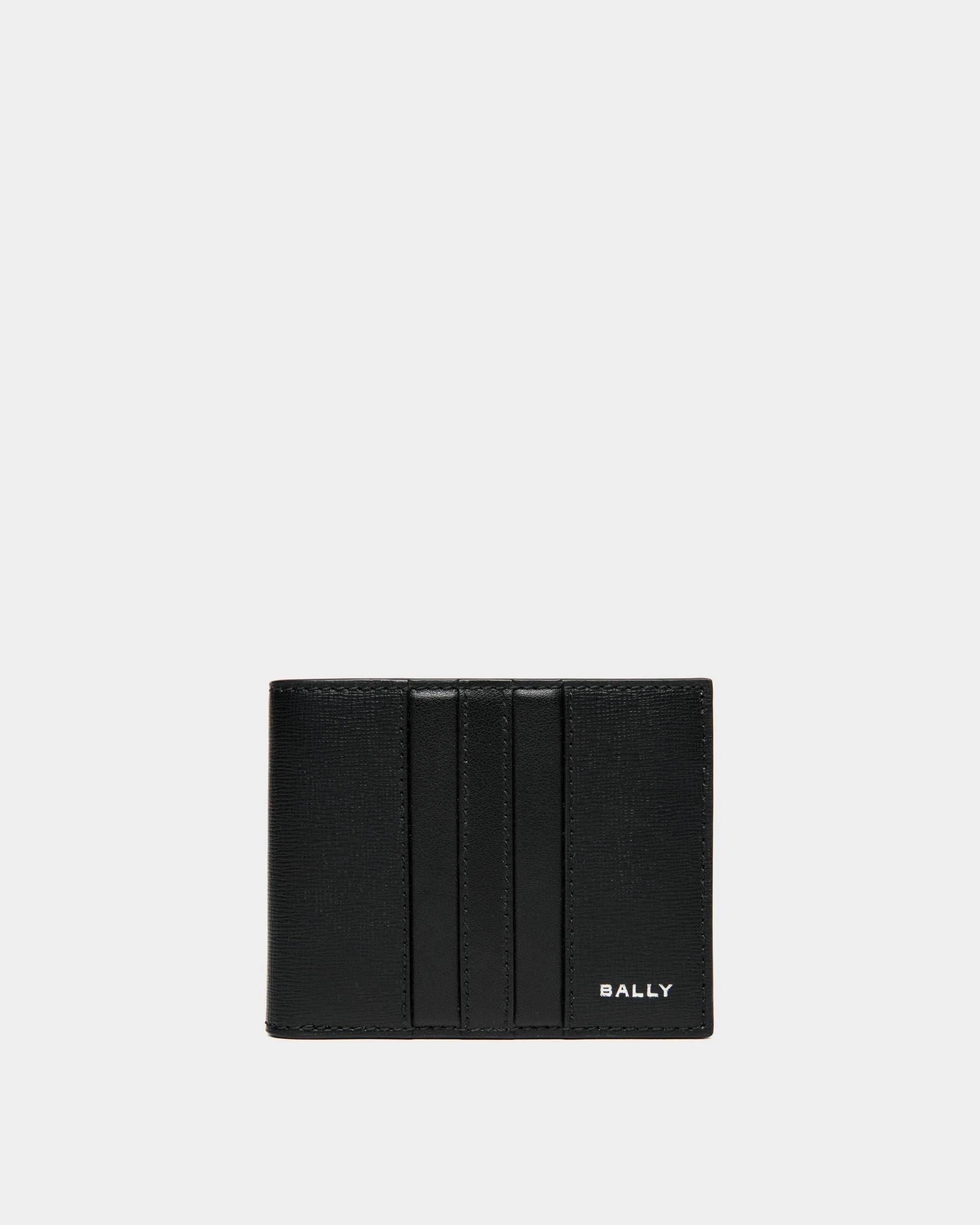 Mythos Bifold Wallet In Black Recycled Leather