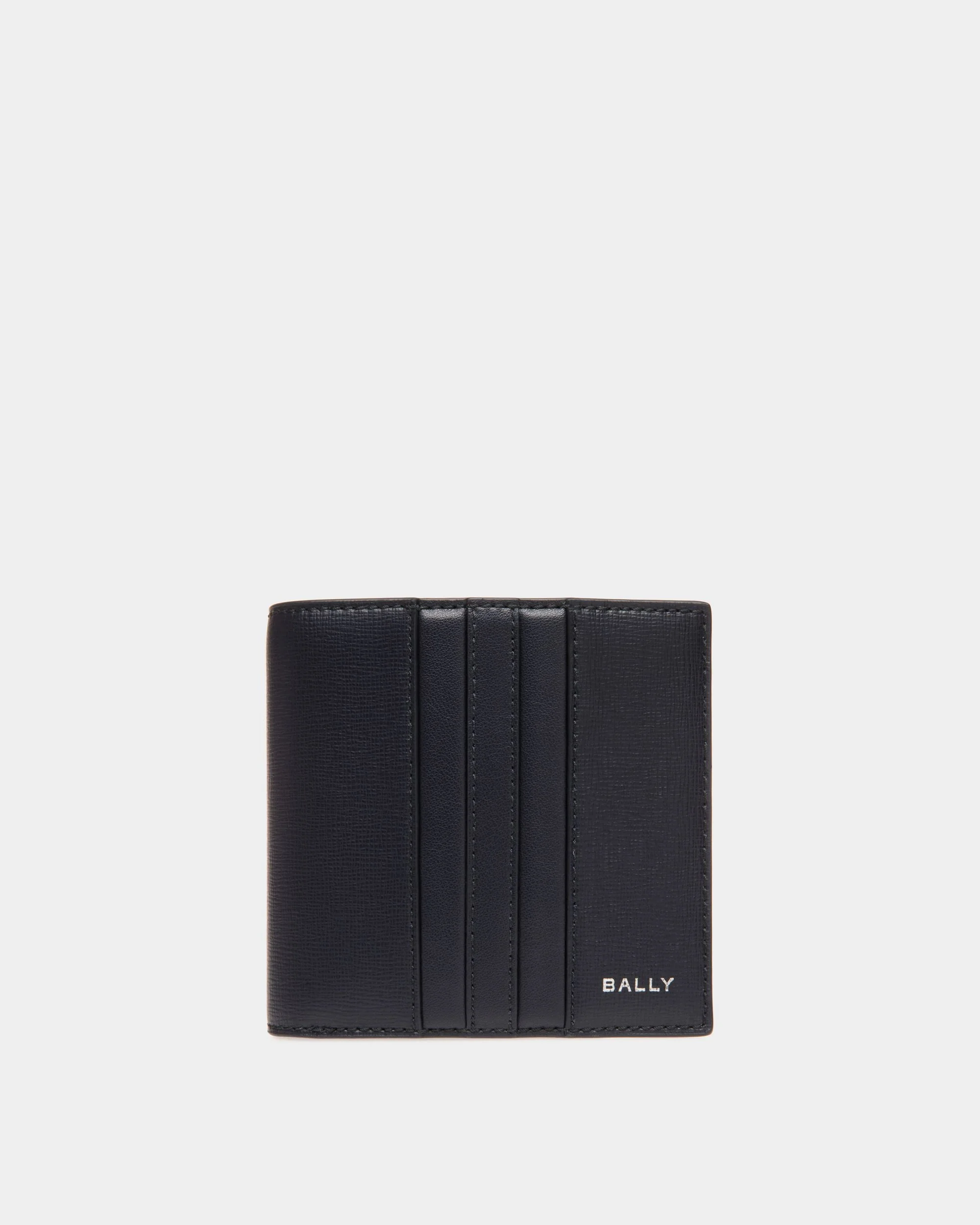 Mythos Bifold Wallet in Navy Blue Recycled Leather