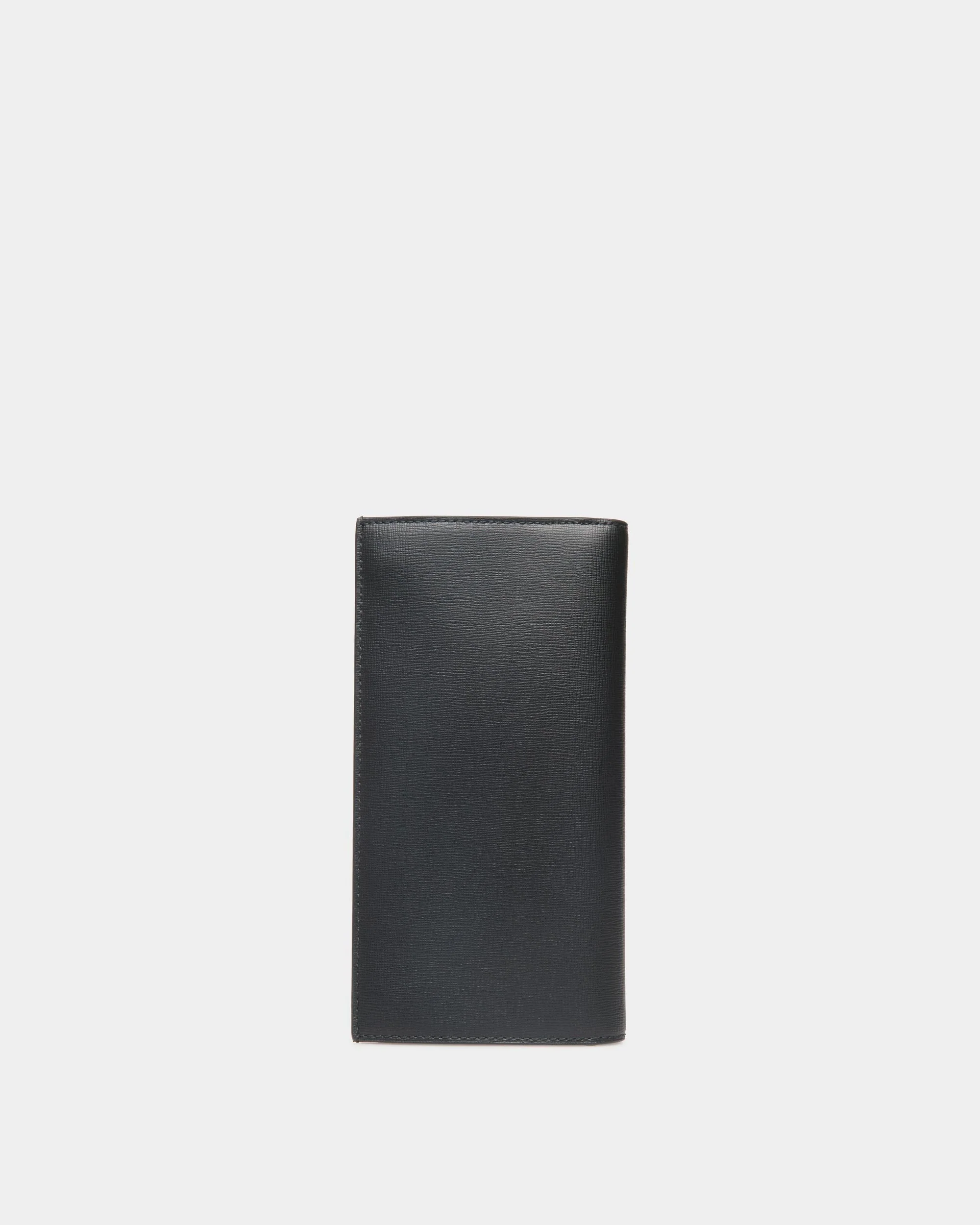 Mythos Continental Wallet In Black Recycled Leather - Image 2