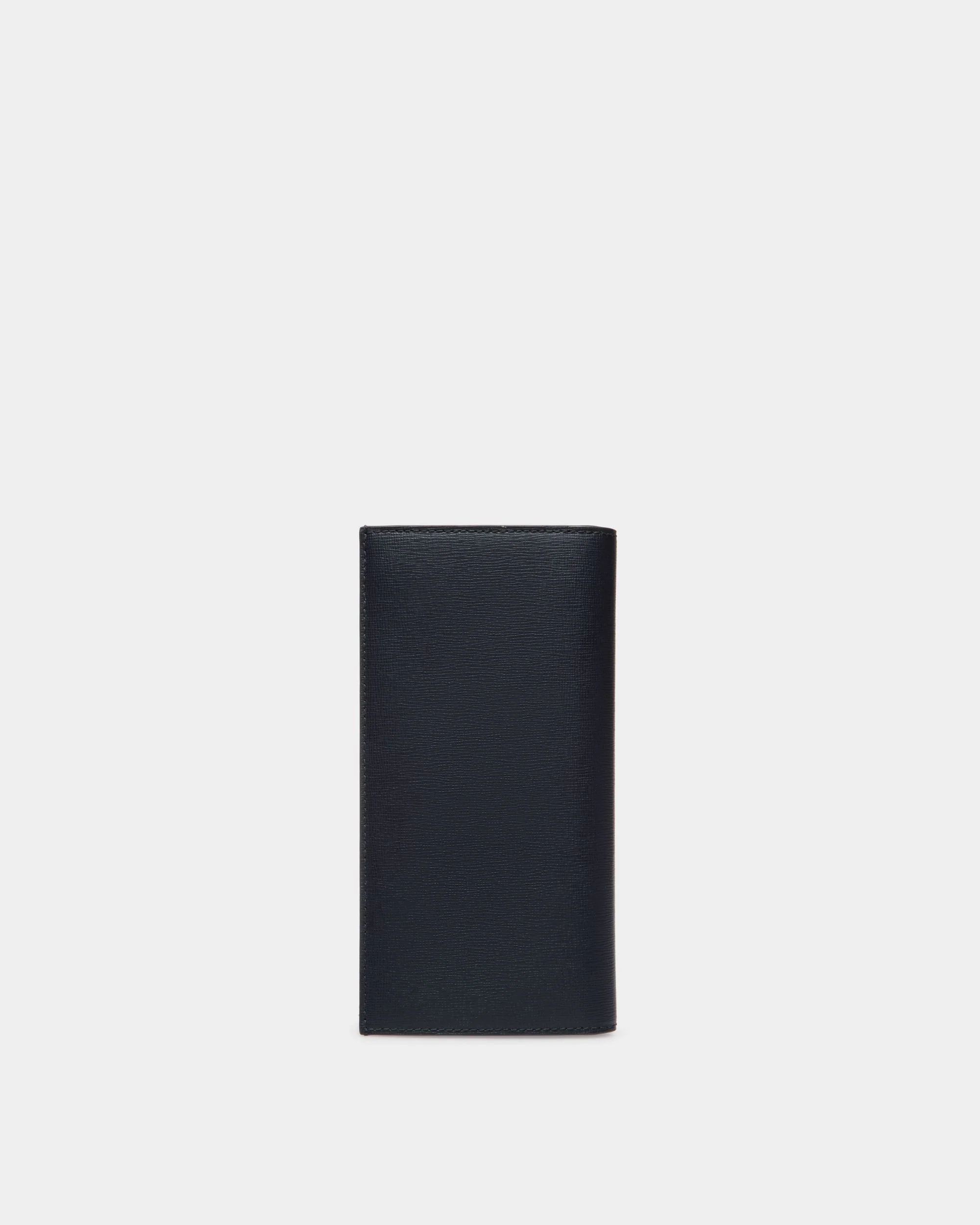 Mythos Continental Wallet in Navy Blue Recycled Leather - Image 2