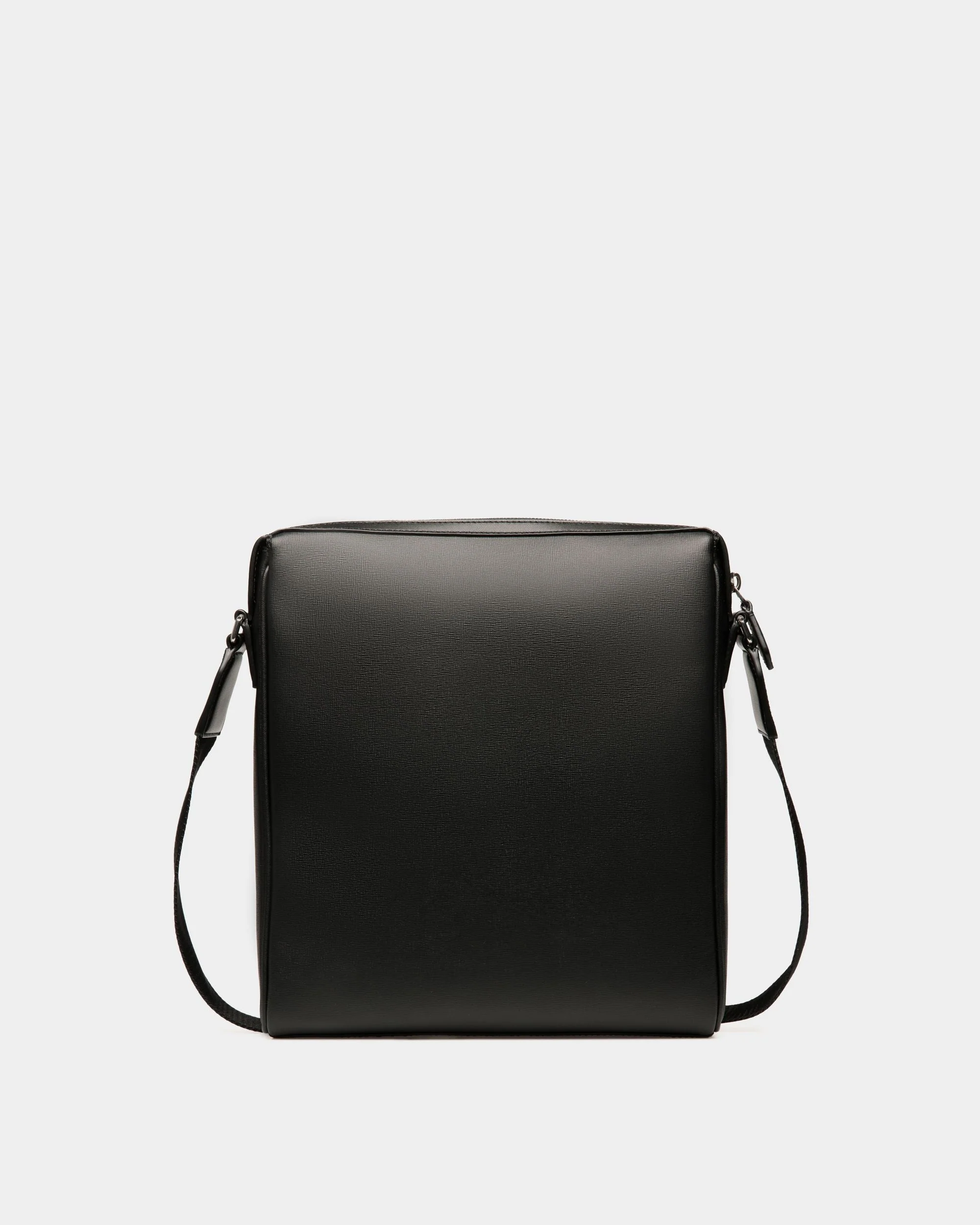 Mythos Crossbody Bag in Black Recycled Leather - Image 2