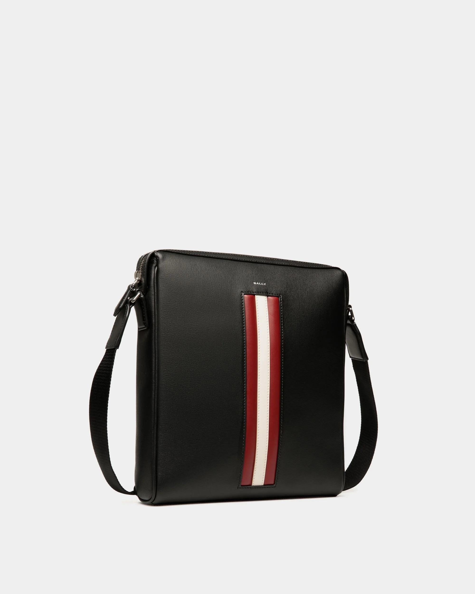 Mythos Crossbody Bag in Black Recycled Leather - Image 3