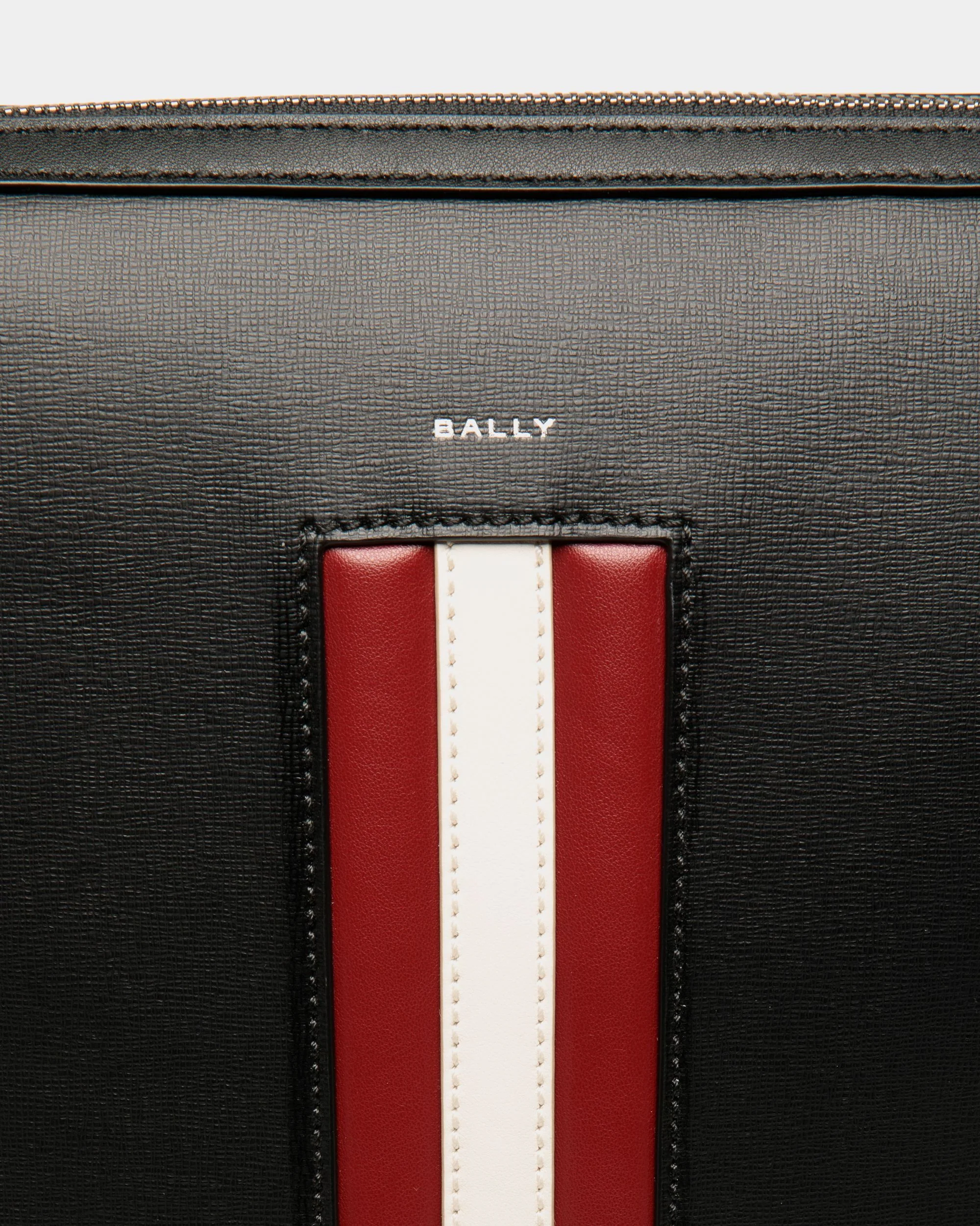 Mythos Crossbody Bag in Black Recycled Leather - Image 4