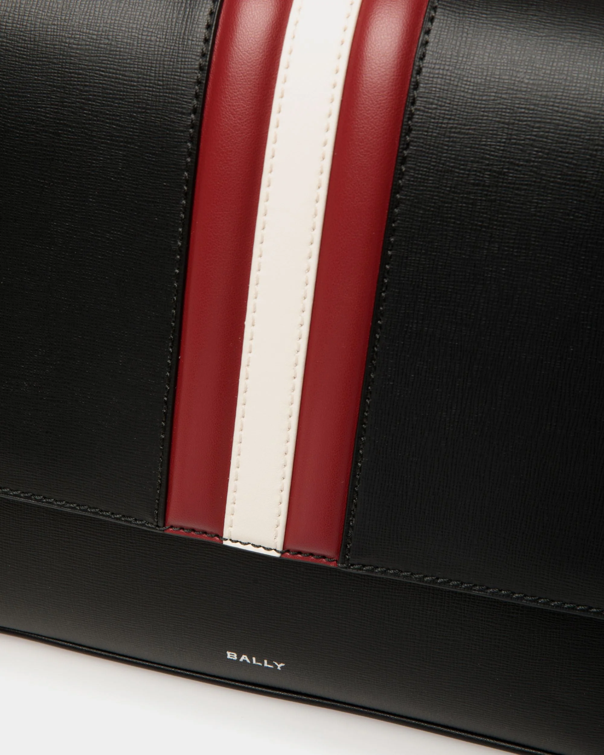 Mythos Crossbody Bag in Black Recycled Leather - Image 6