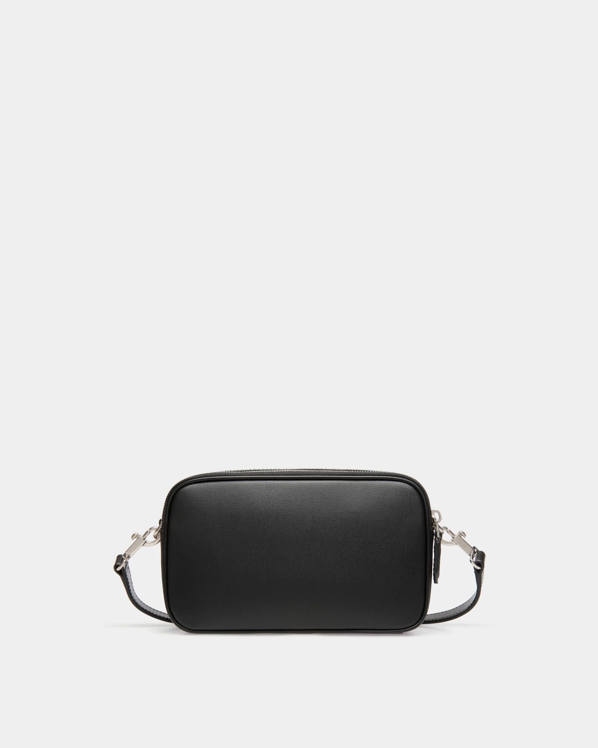 Mythos Crossbody Bag in Black Recycled Leather - Image 2