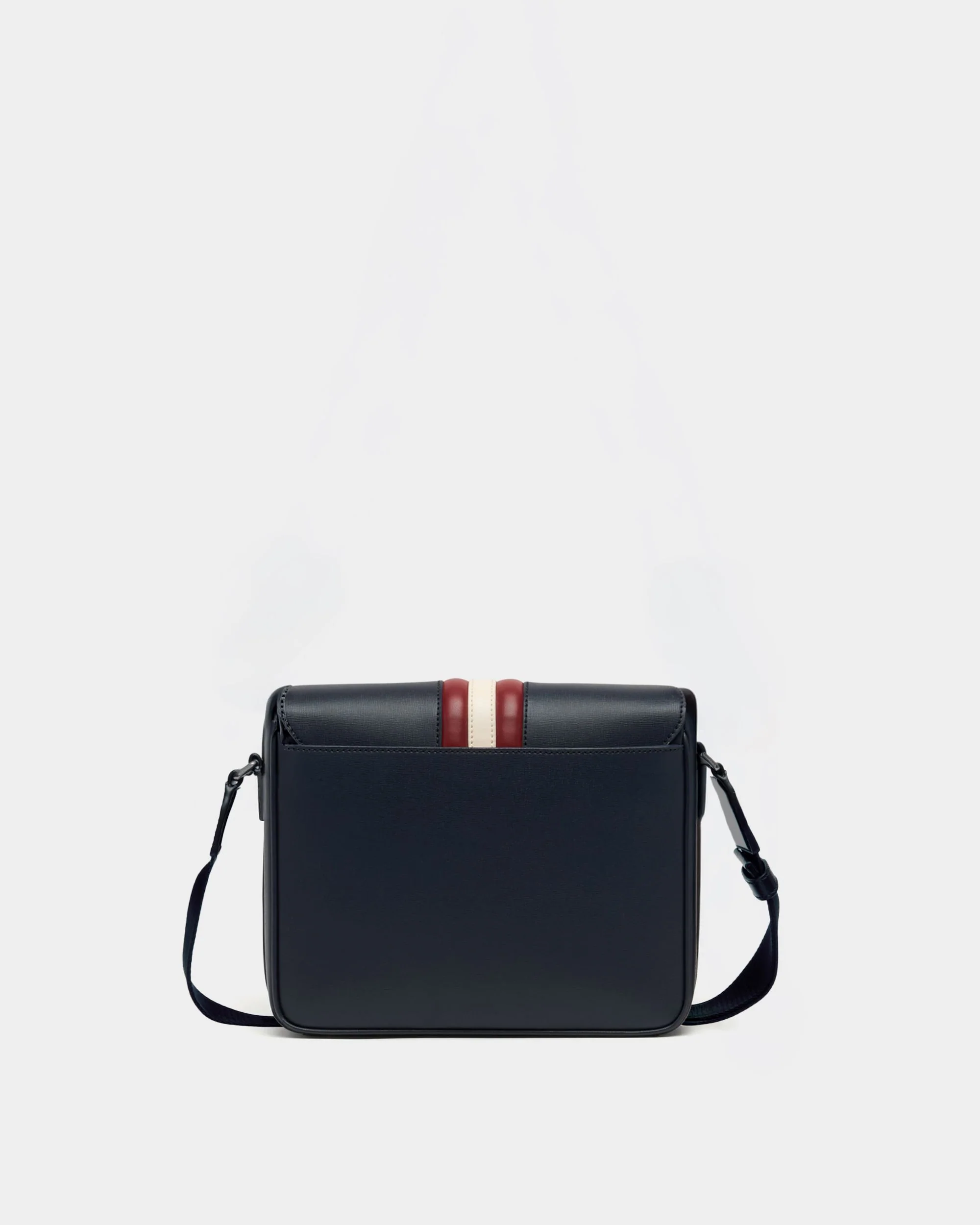Mythos Crossbody Bag in Navy Blue Recycled Leather - Image 3