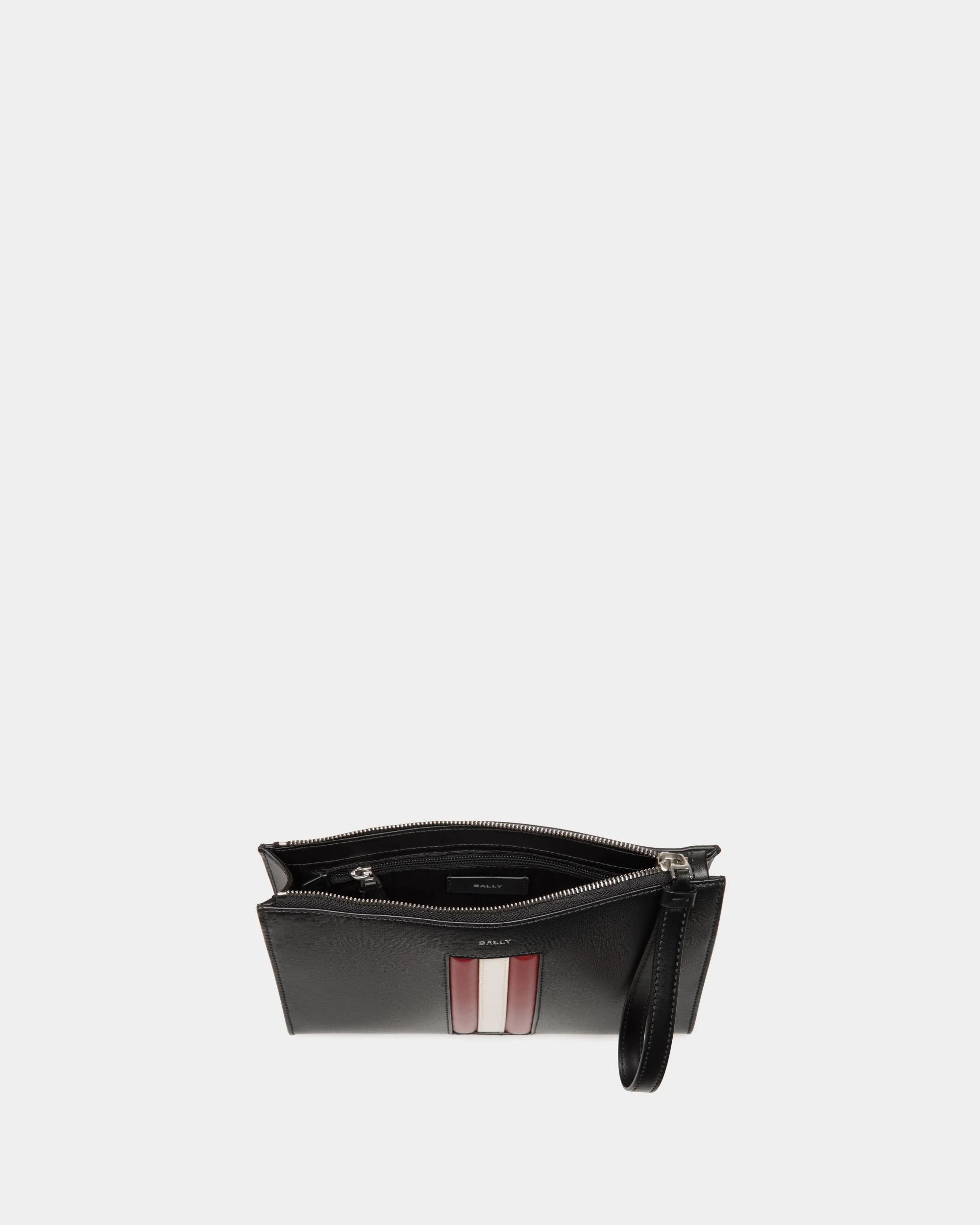 Mythos Pouch In Black Recycled Leather - Image 4