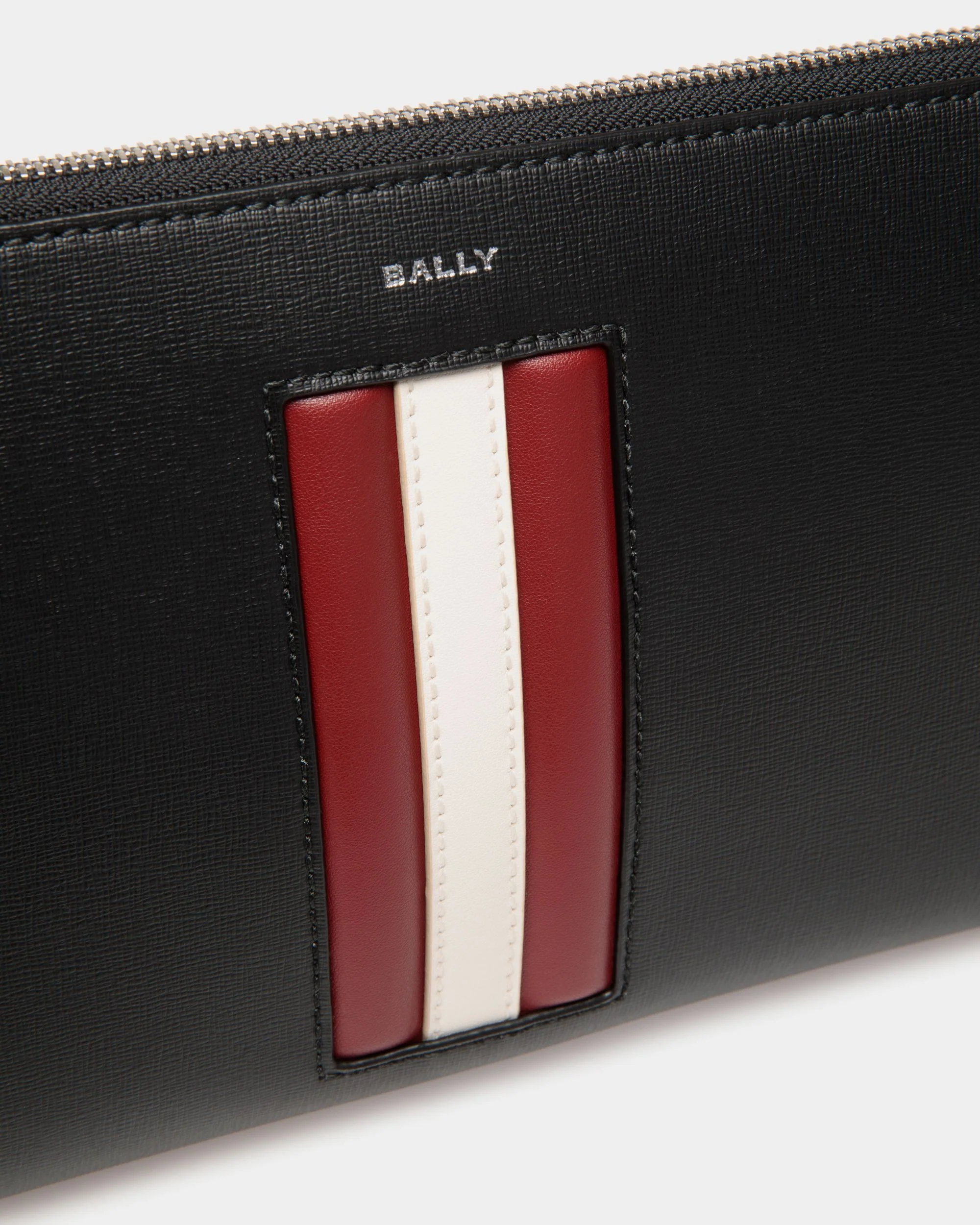 Mythos Pouch In Black Recycled Leather - Image 5
