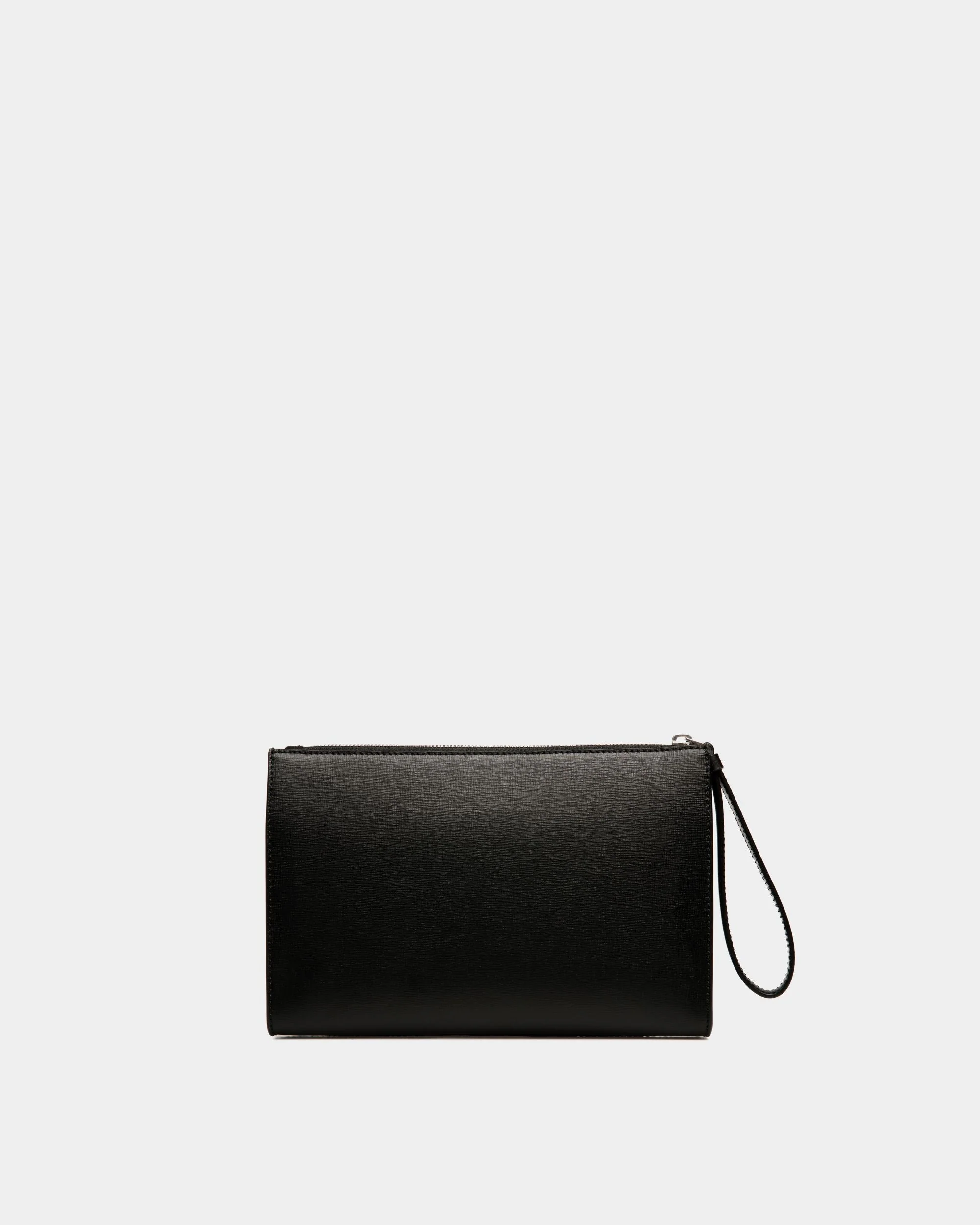 Mythos Pouch In Black Recycled Leather - Image 3