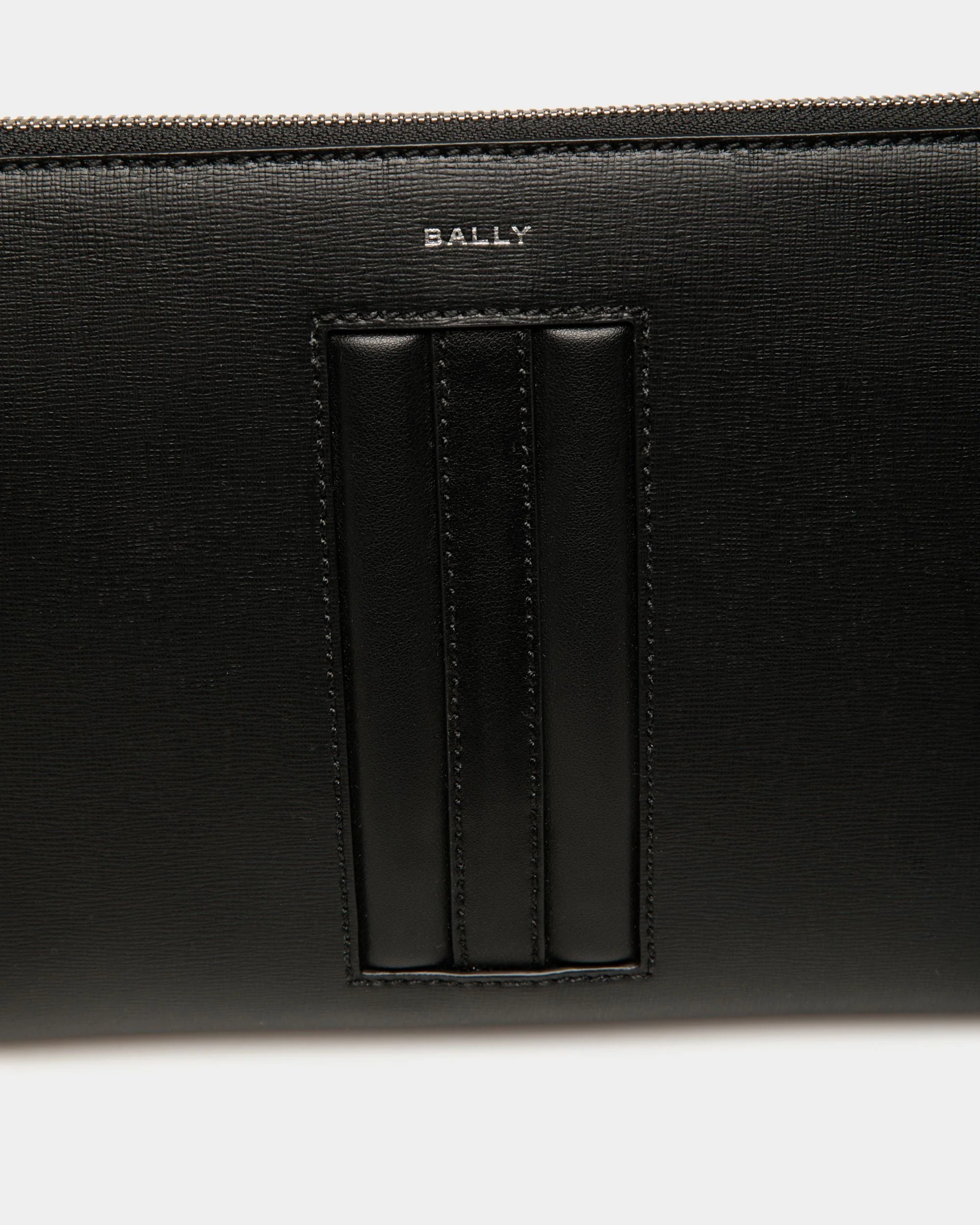 Mythos Pouch In Black Recycled Leather - Image 5