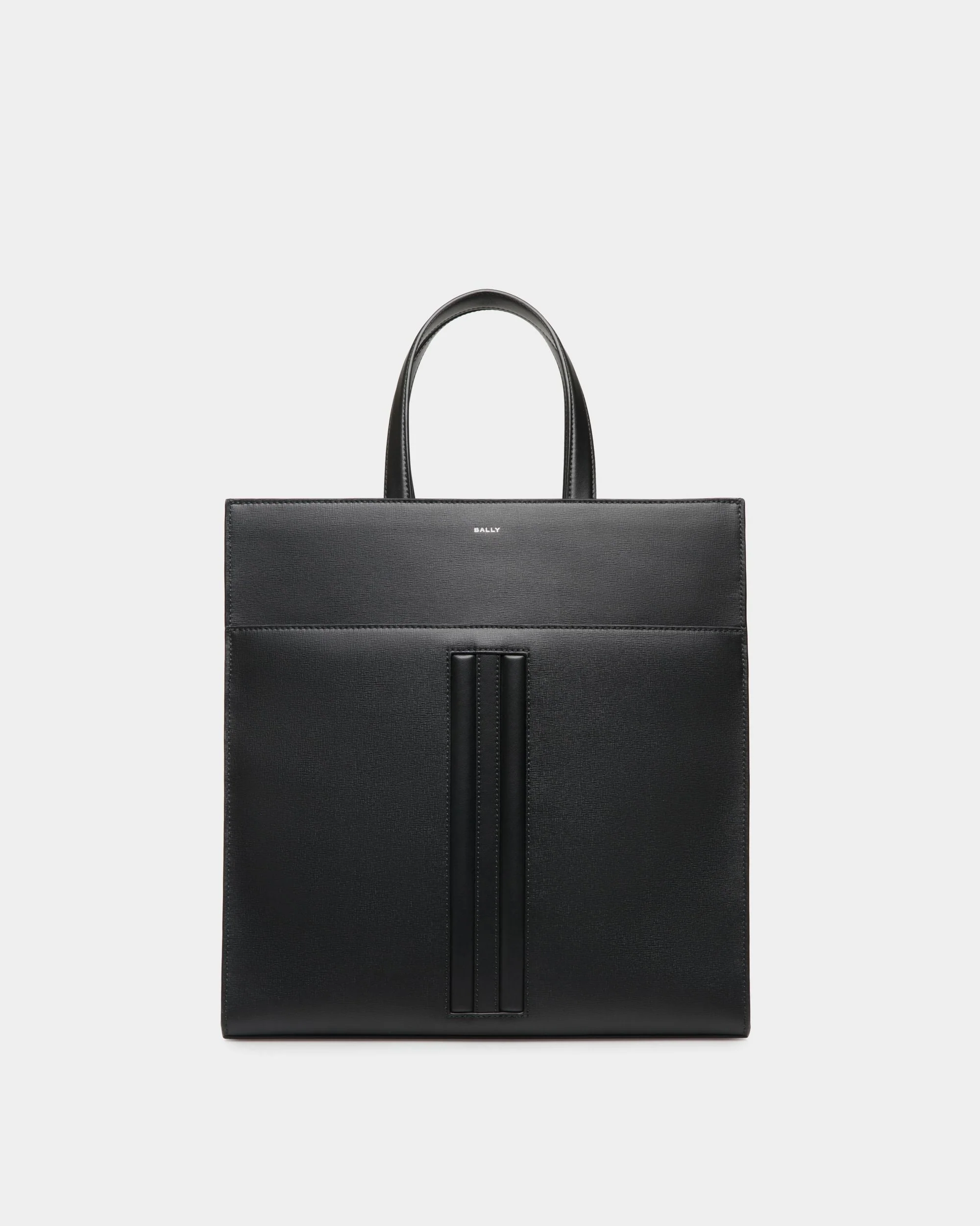 Mythos Tote In Black Recycled Leather