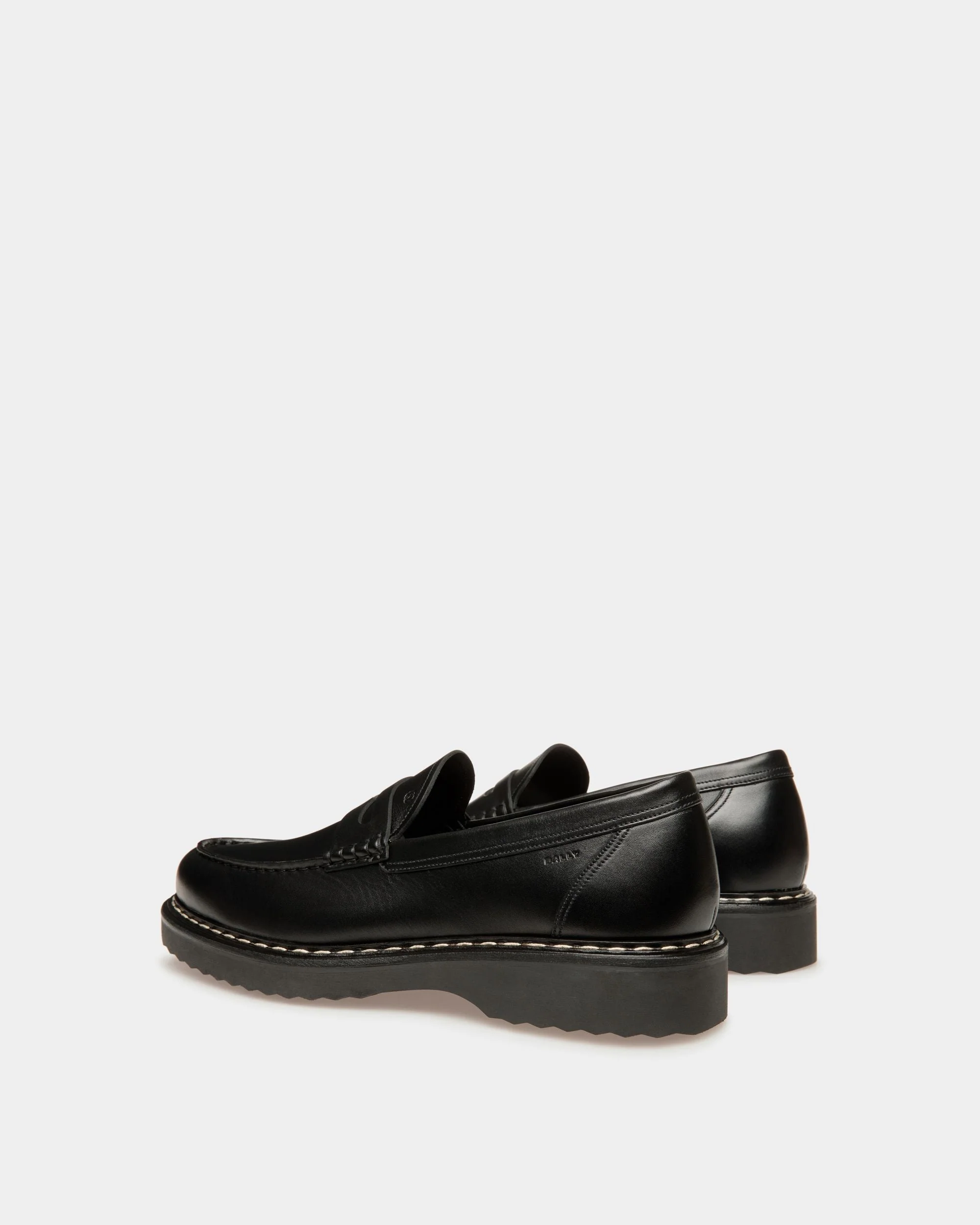 Neasden Loafers In Black Leather - Image 3