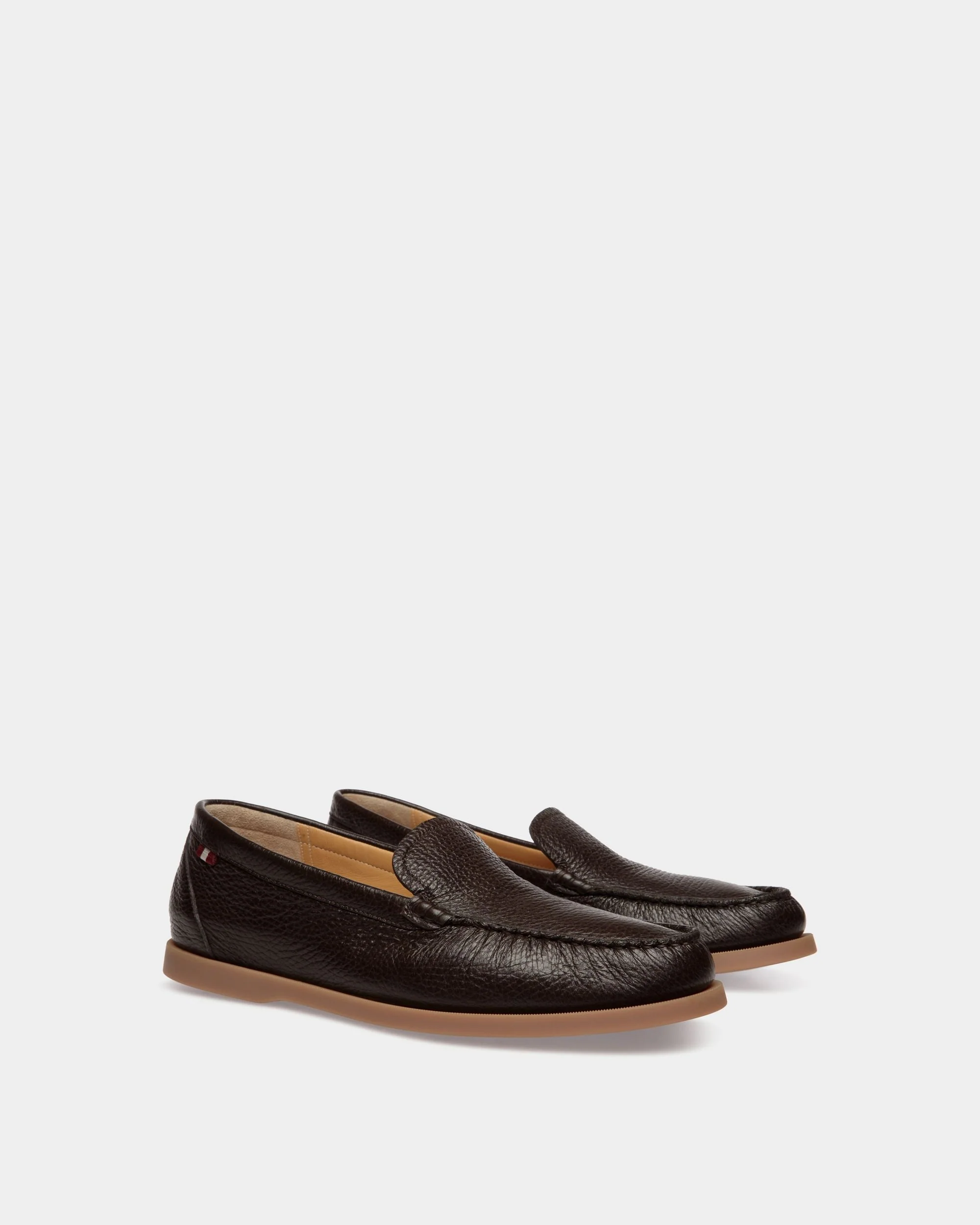Nelson Loafer In Brown Deer Leather - Image 2