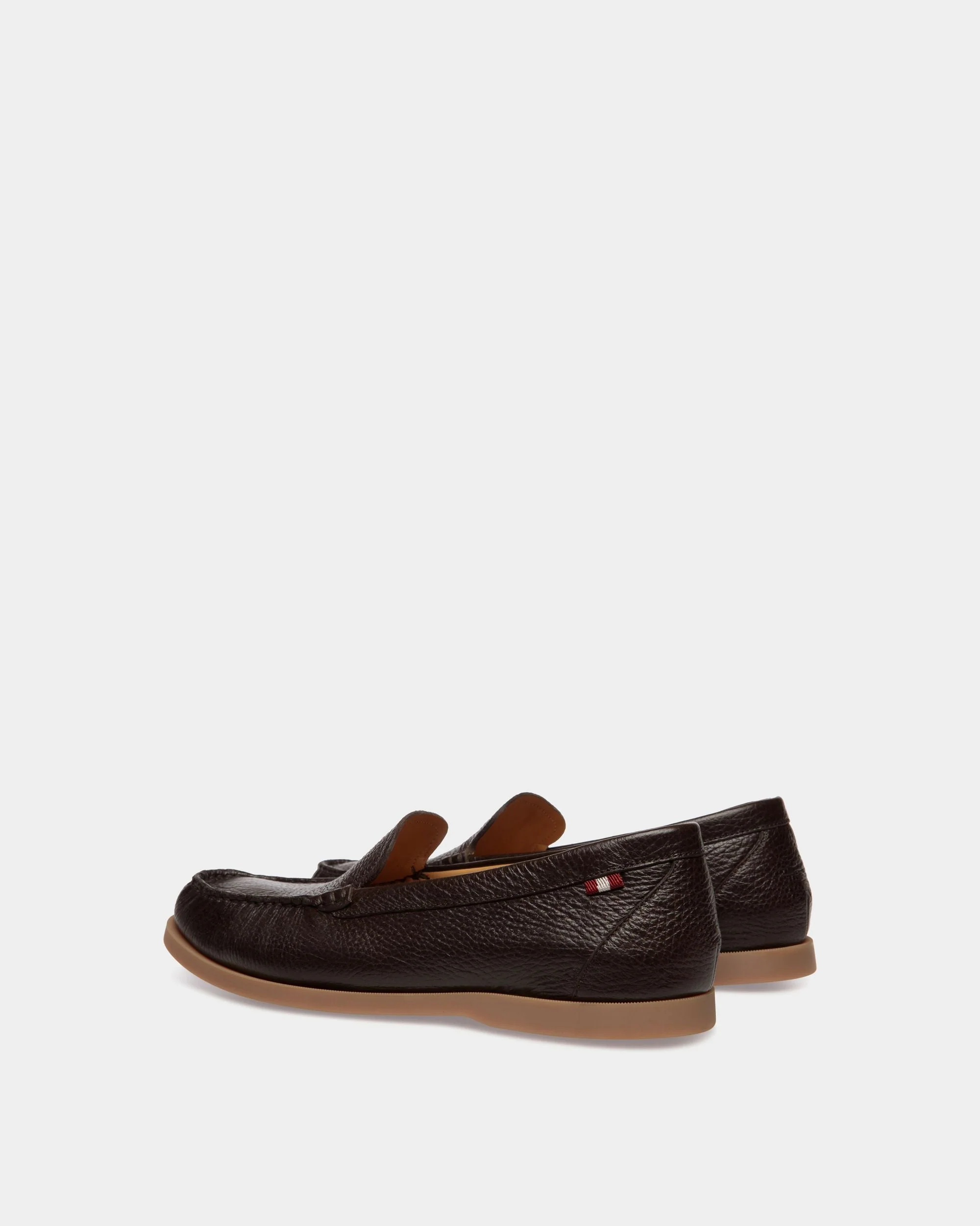 Nelson Loafer In Brown Deer Leather - Image 3