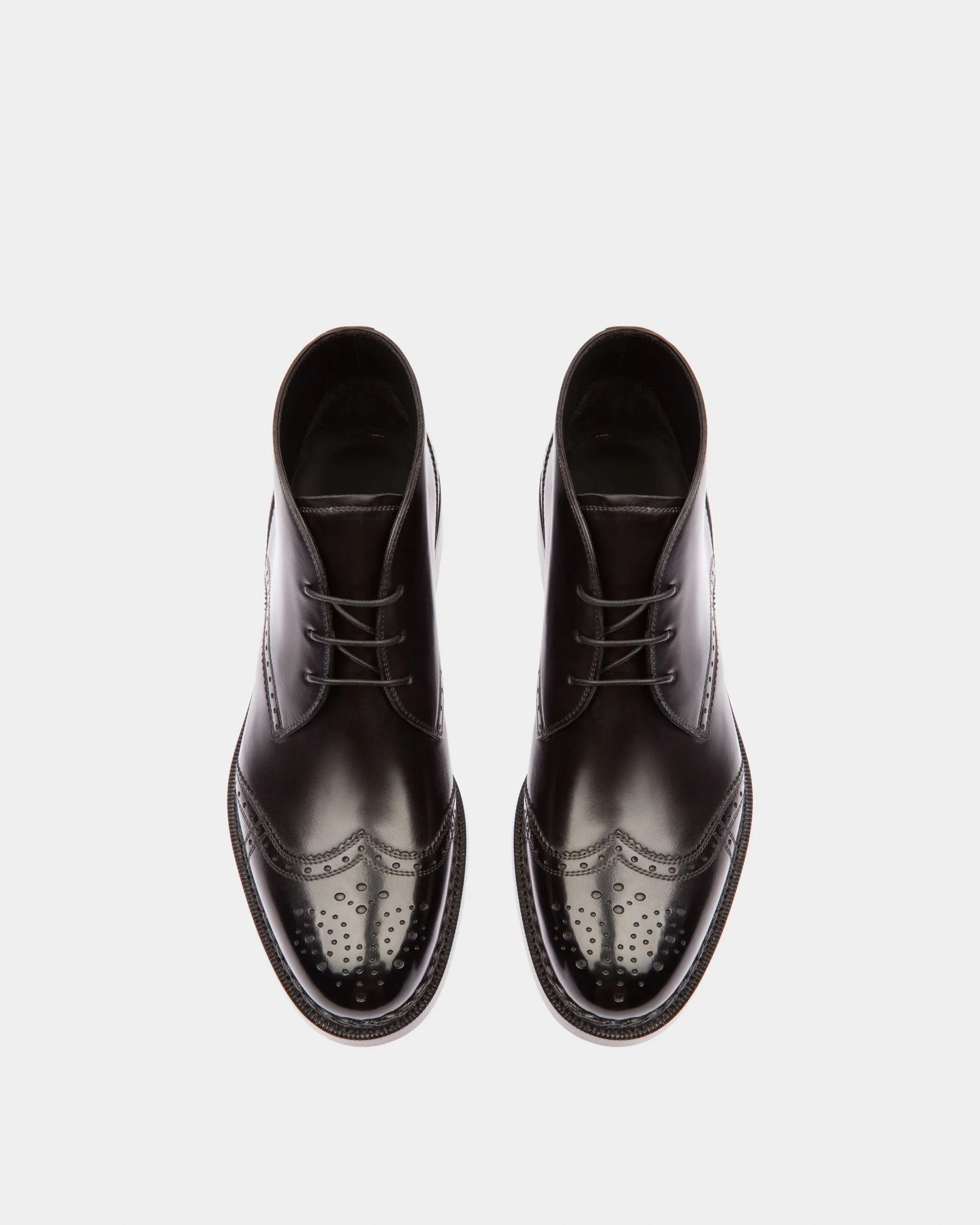 Oktavio Leather Boots In Black - Image 2
