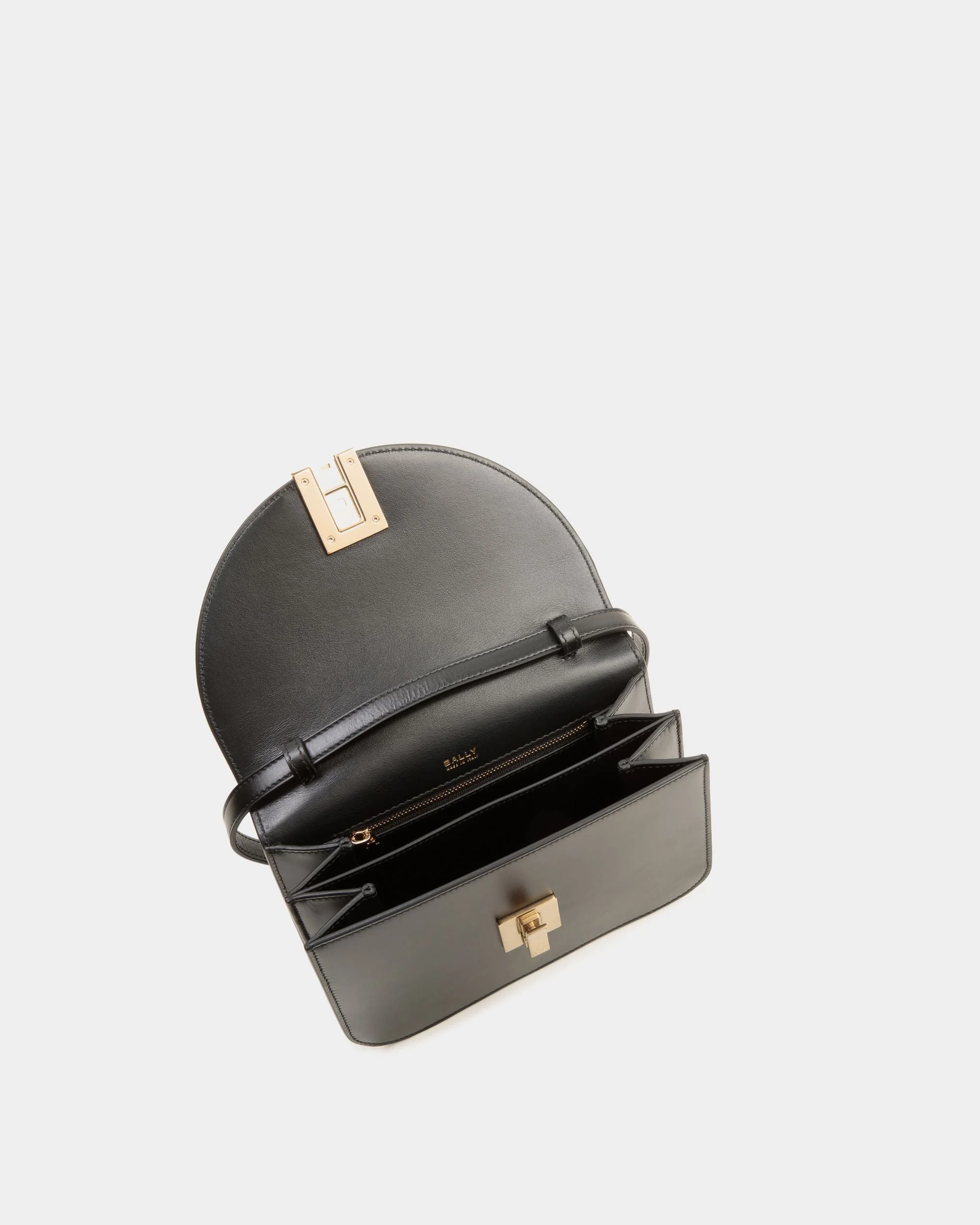 Ollam Crossbody Bag in Black Leather - Image 5
