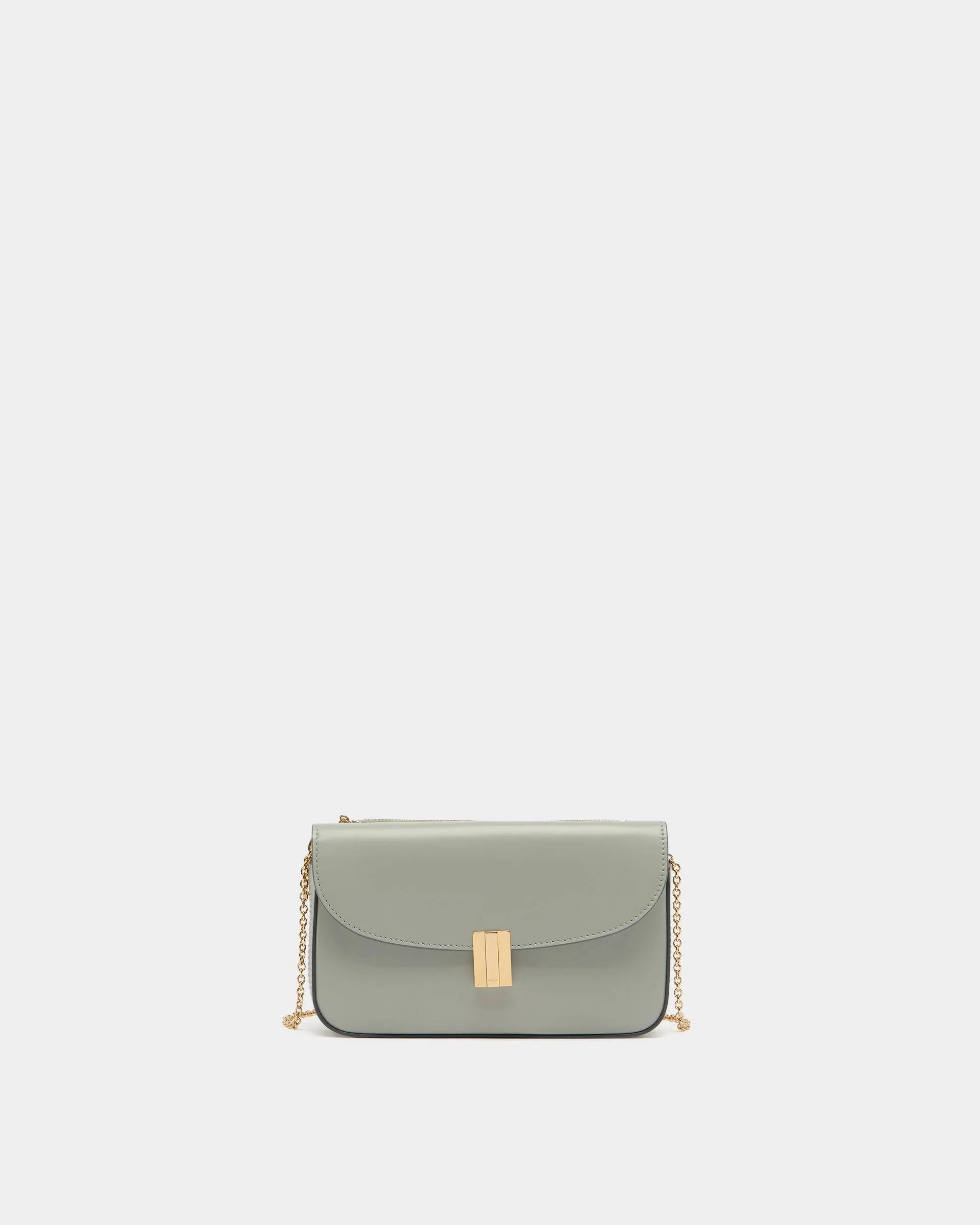 Ollam Phone Wallet in Glacier Grey Leather
