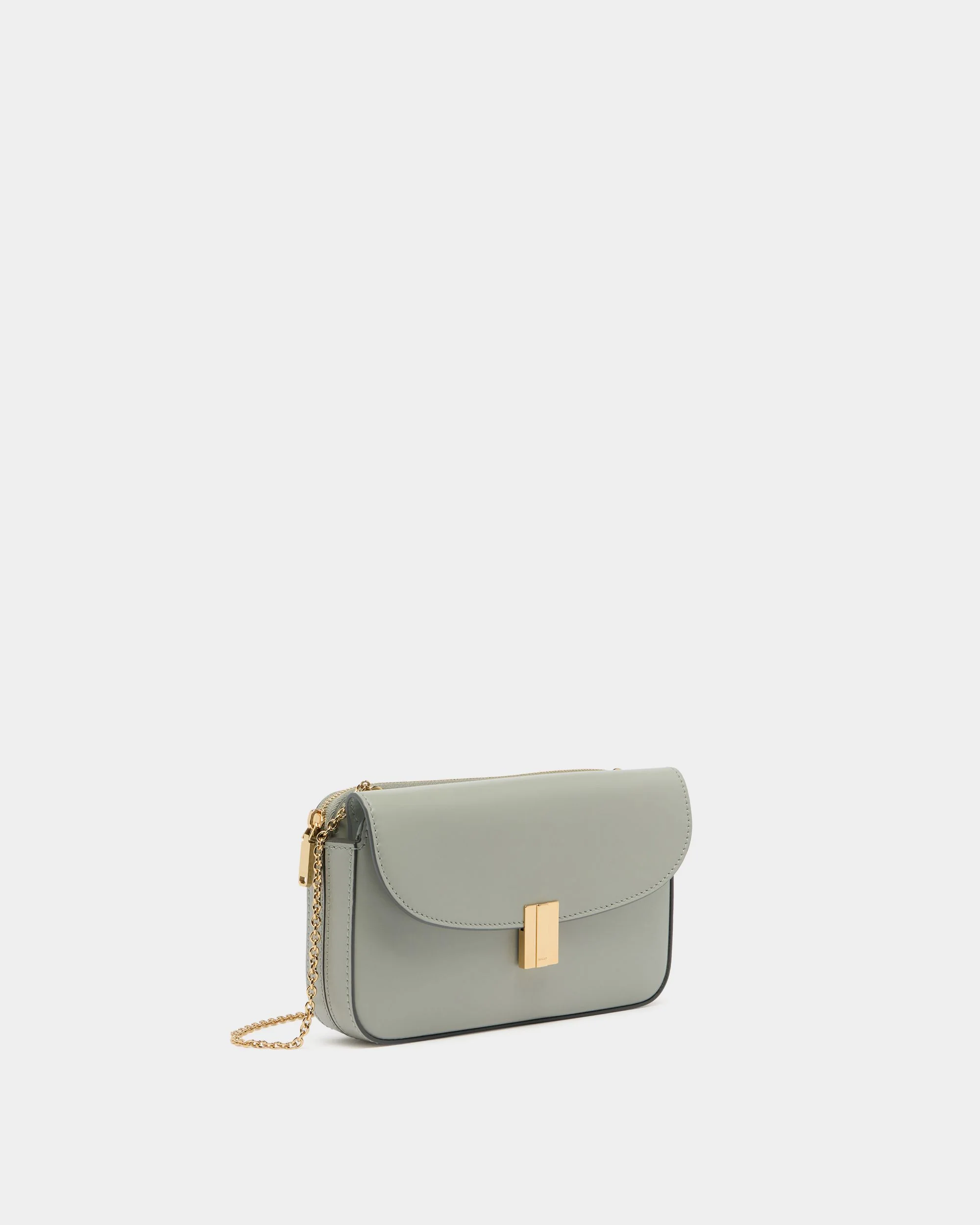 Ollam Phone Wallet in Glacier Grey Leather - Image 4