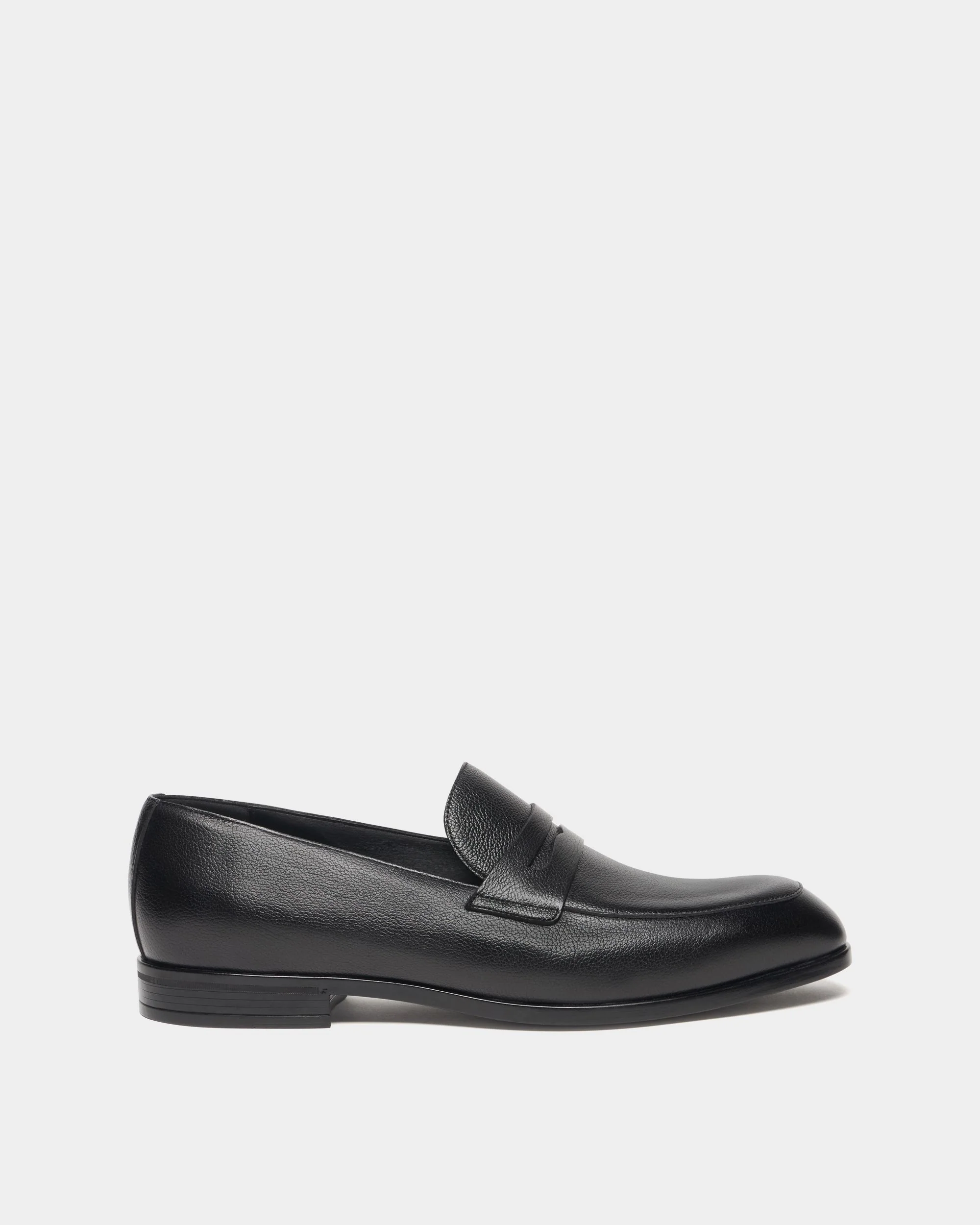 Onizy Loafer In Black Grained Leather