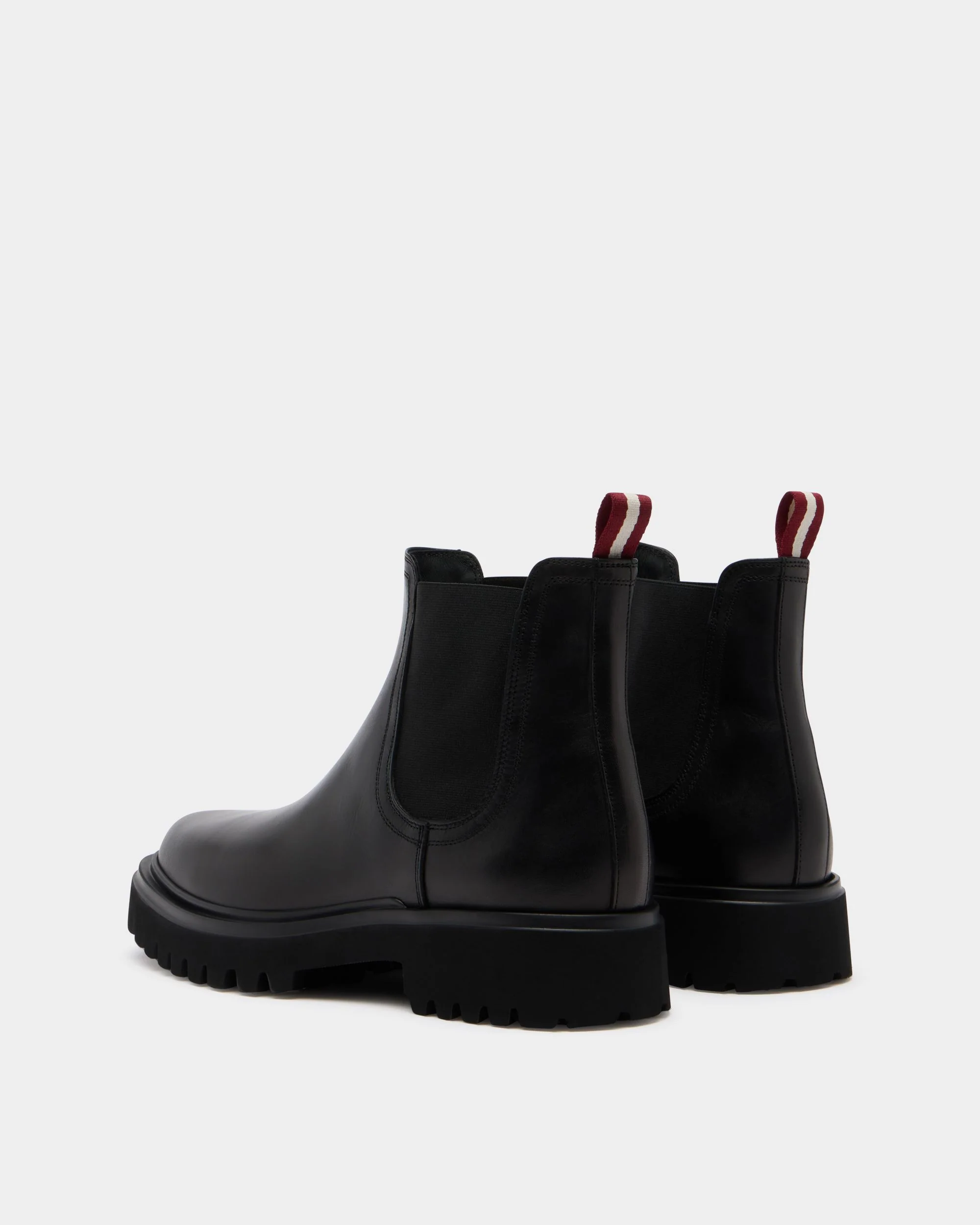 Onyce Bootie in Black Leather - Image 3