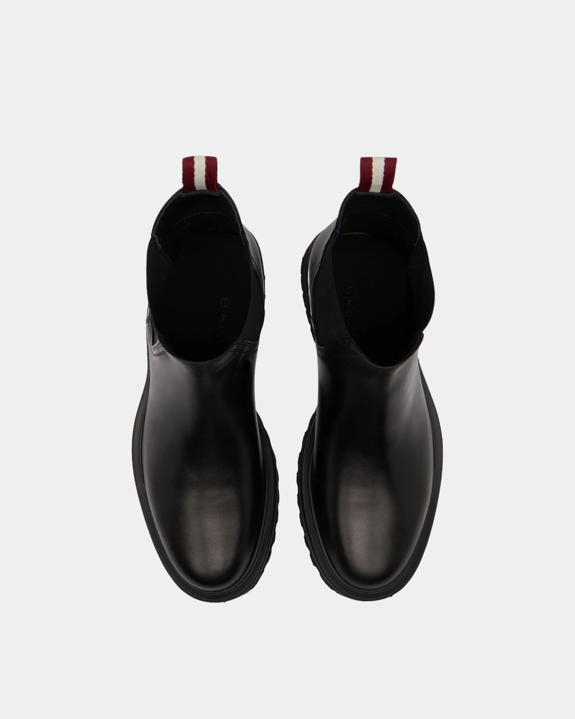 Onyce Bootie in Black Leather - Image 4