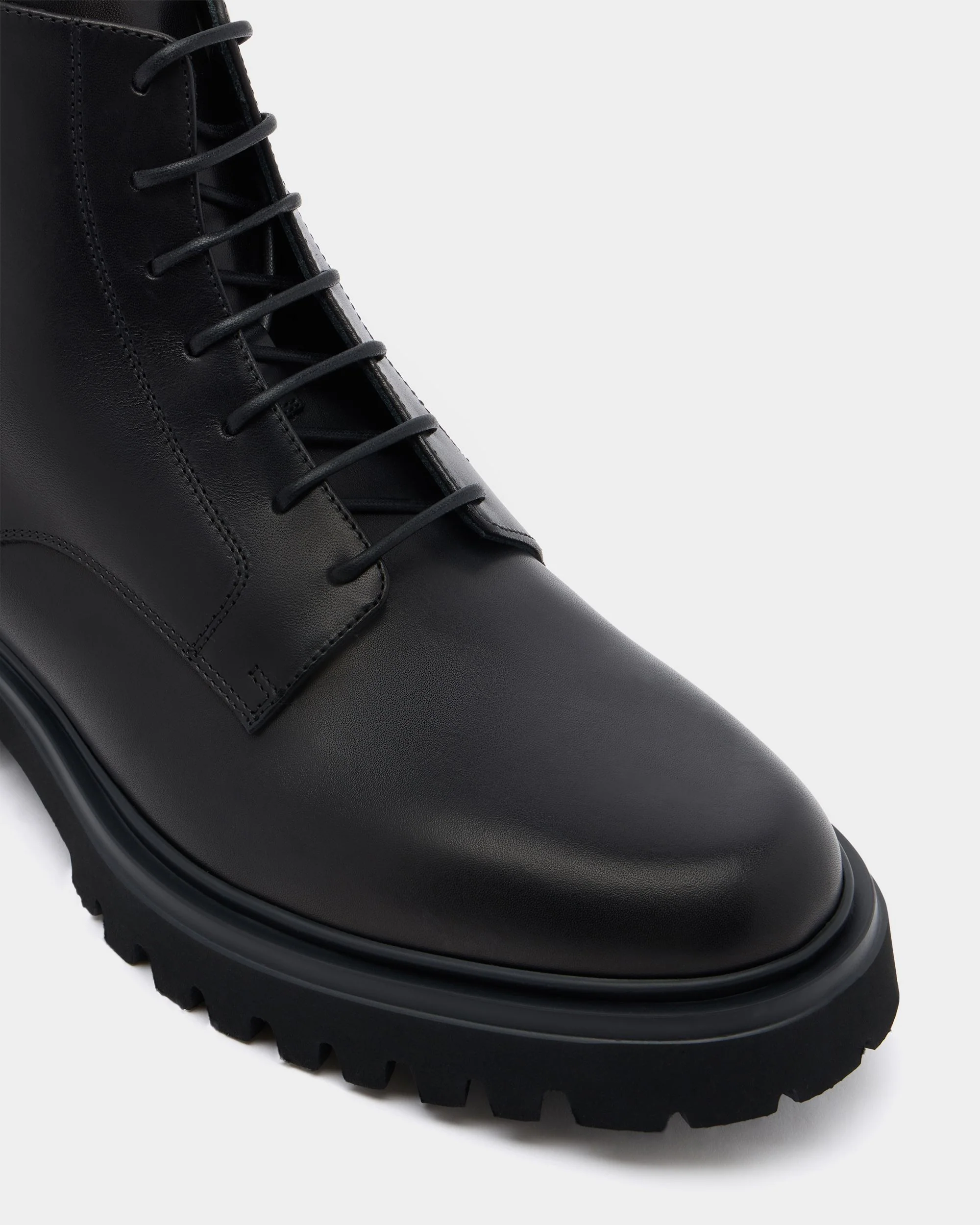 Onyce Bootie in Black Leather - Image 5