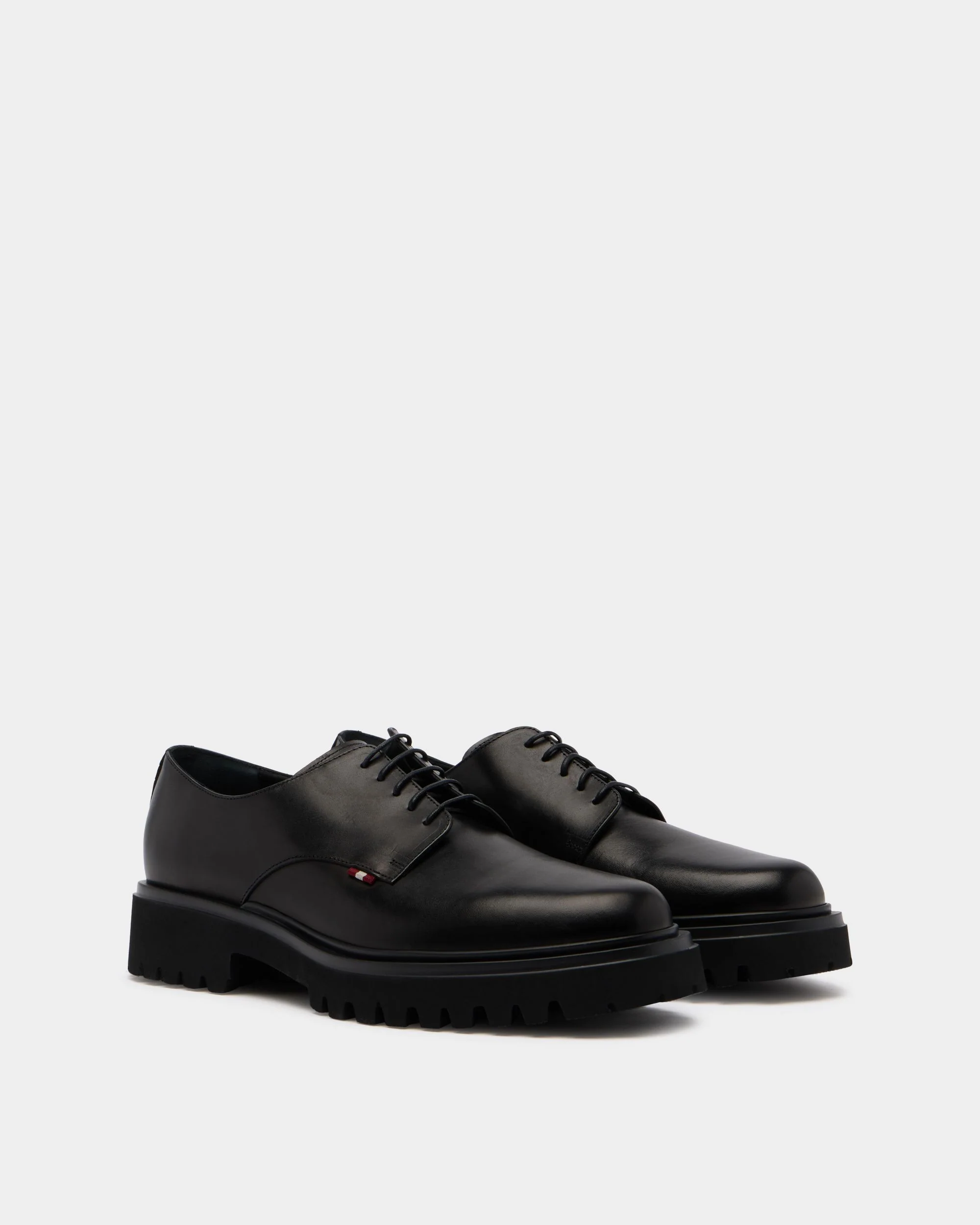 Onyce Derby in Black Leather - Image 2