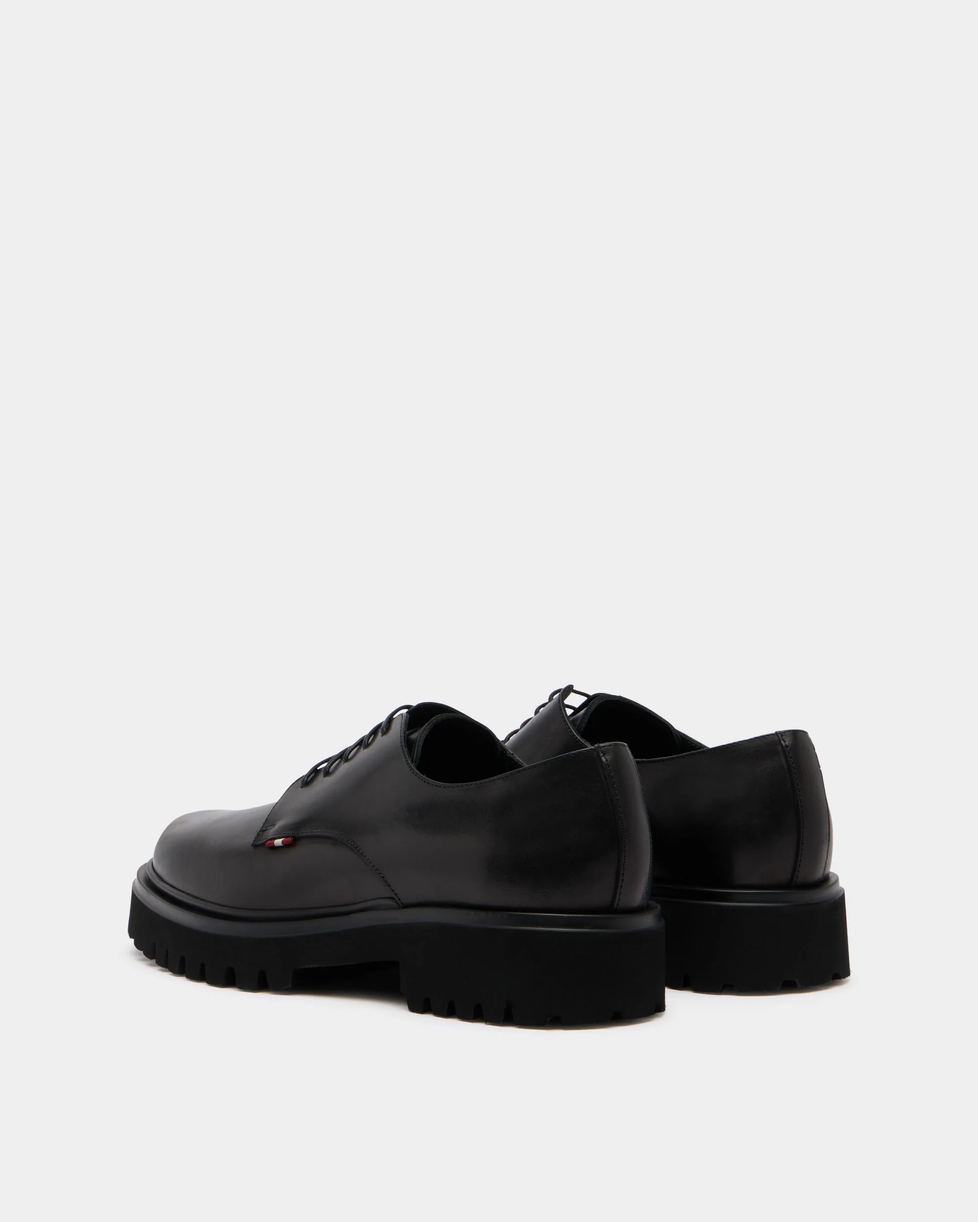 Onyce Derby in Black Leather - Image 3