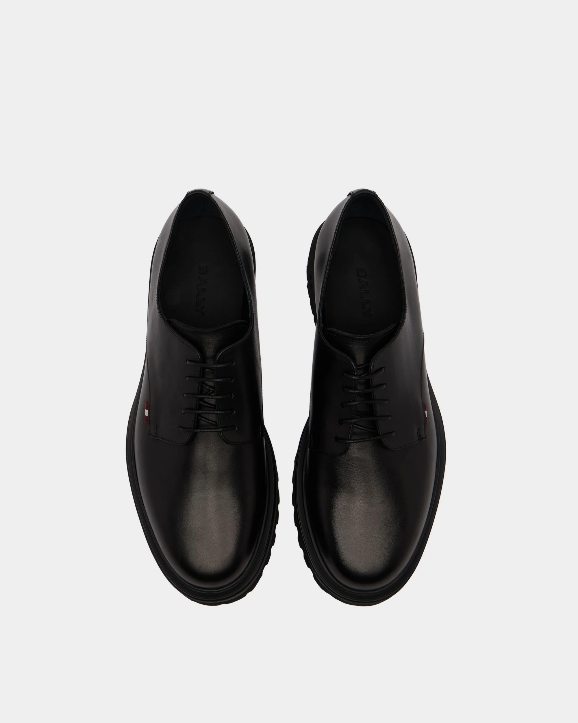 Onyce Derby in Black Leather - Image 4