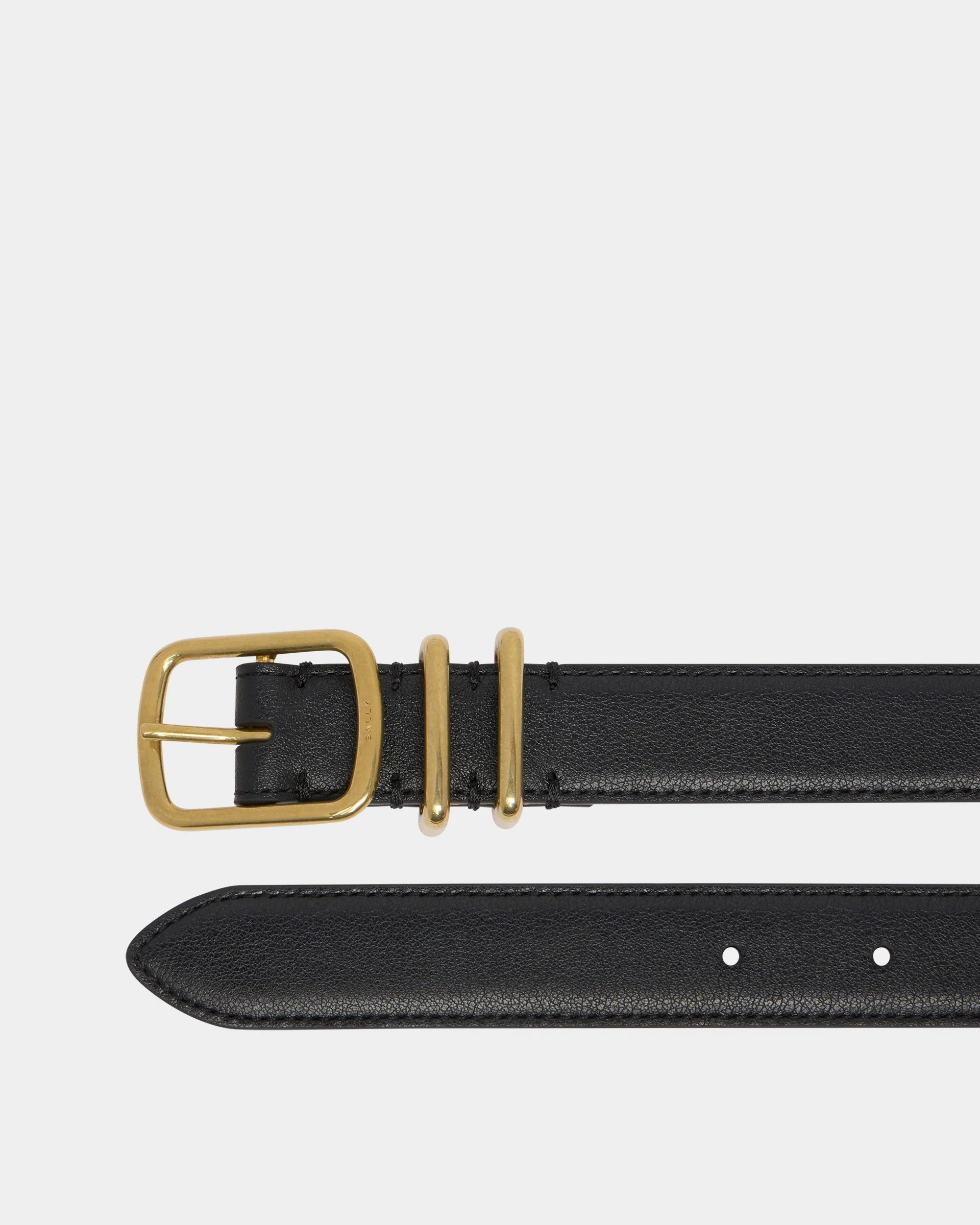 Orson 25 mm Belt in Black Leather - Image 2