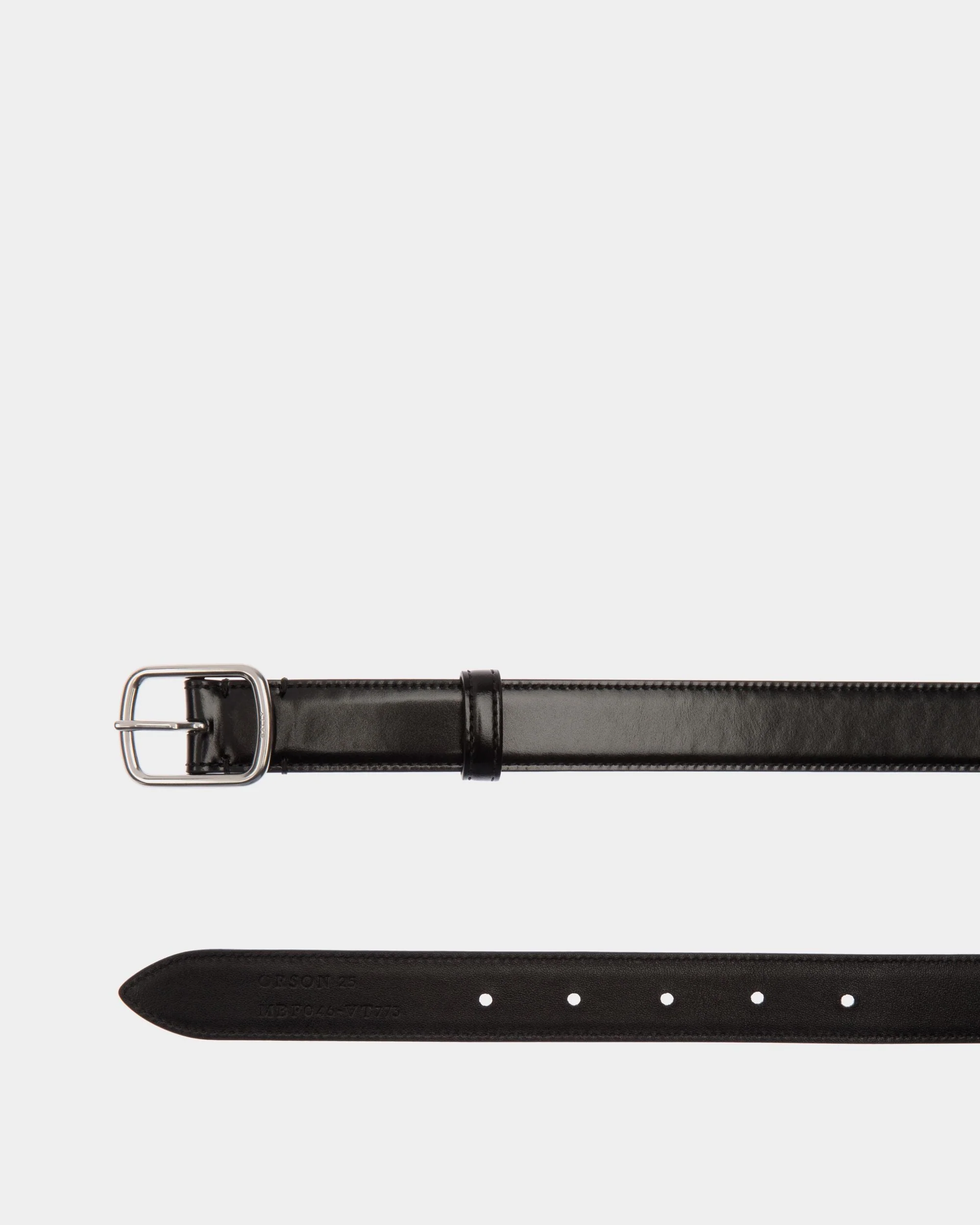 Orson 25mm Belt In Black Leather - Image 2