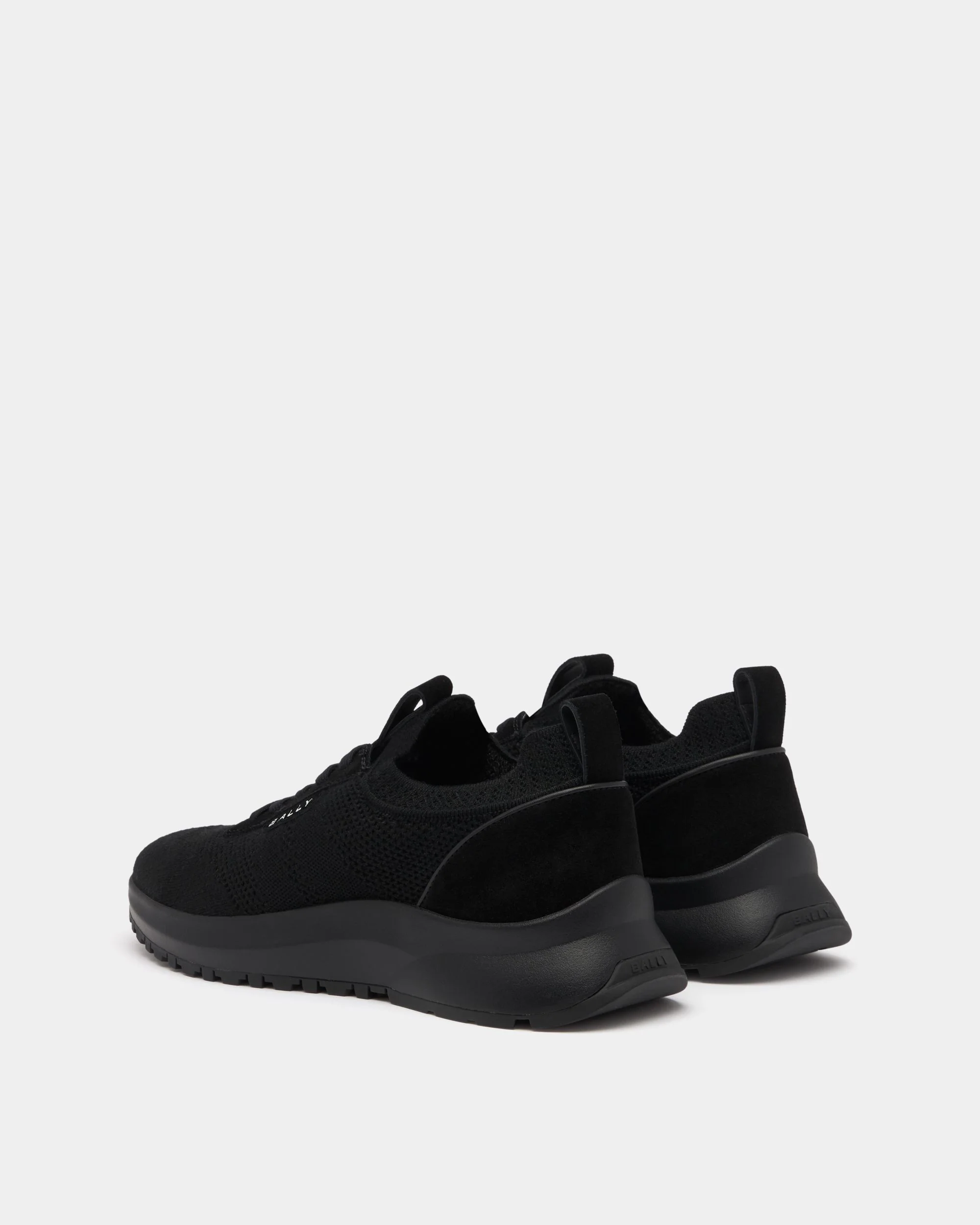 Outline Sneaker in Black Fabric - Image 3
