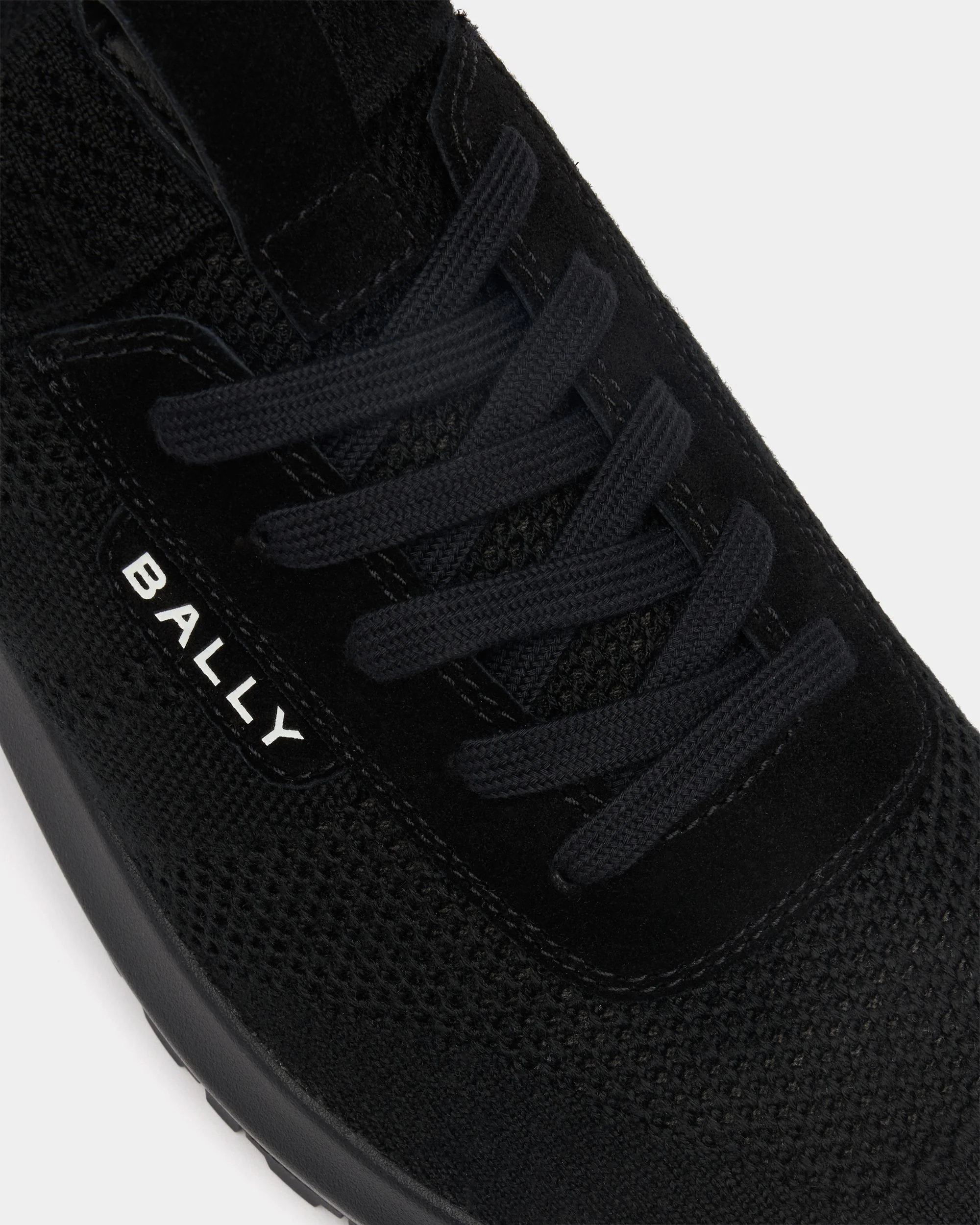 Outline Sneaker in Black Fabric - Image 5