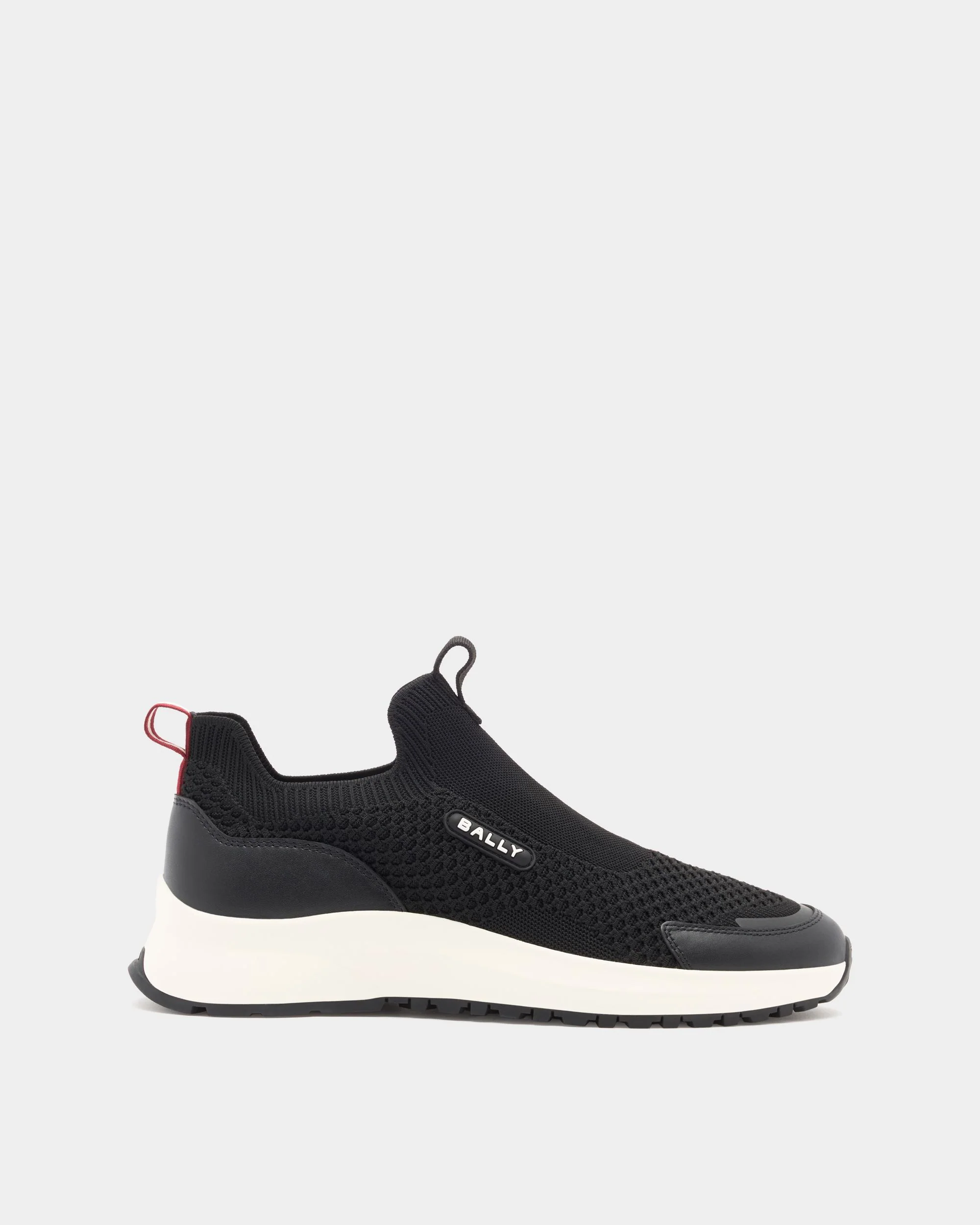 Outline Sneaker in Black Fabric