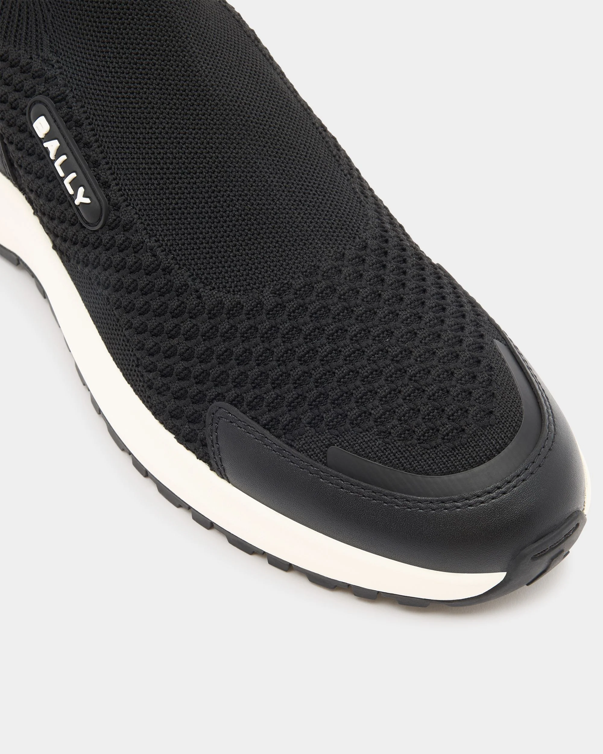 Outline Sneaker in Black Fabric - Image 6
