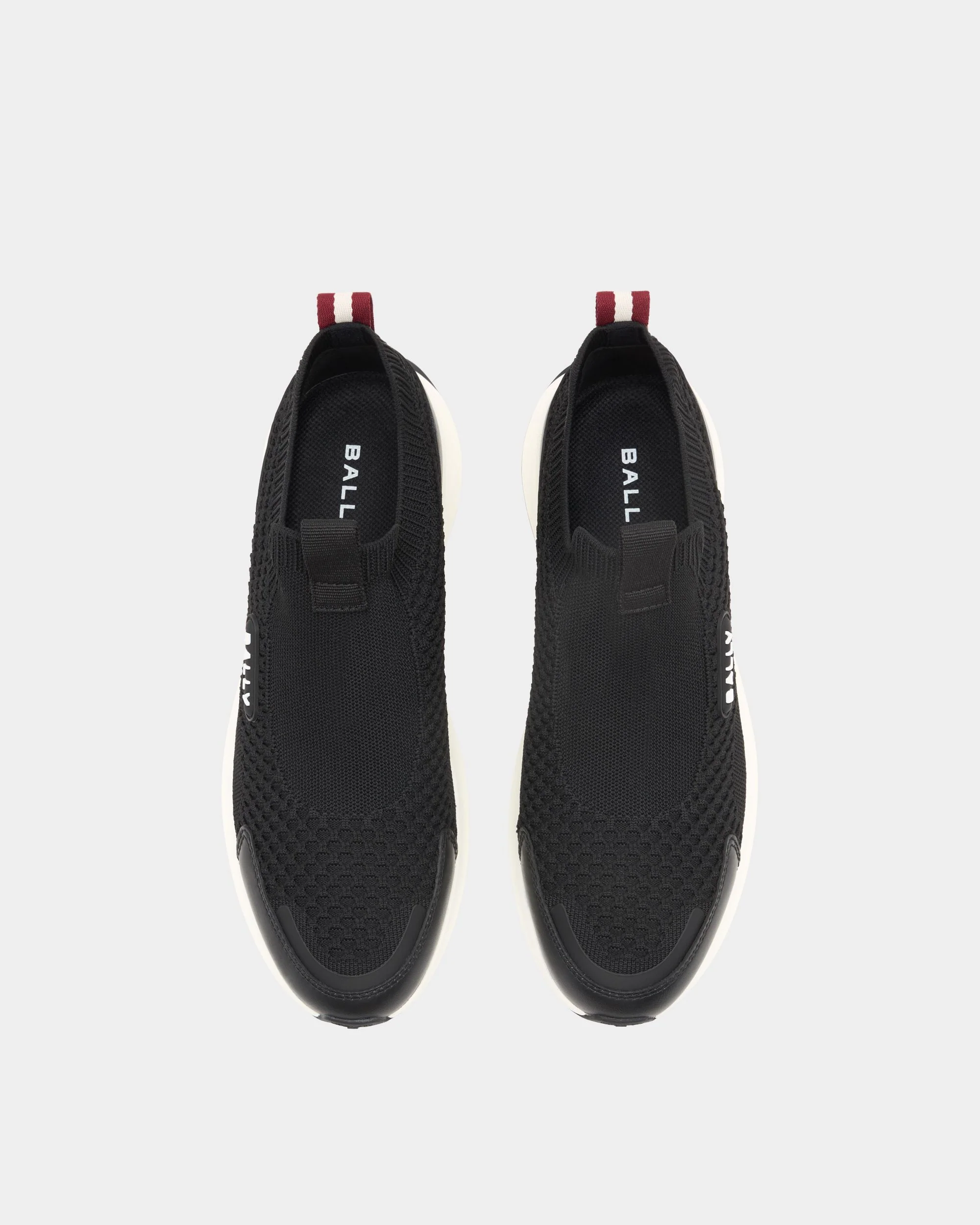Outline Sneaker in Black Fabric - Image 5