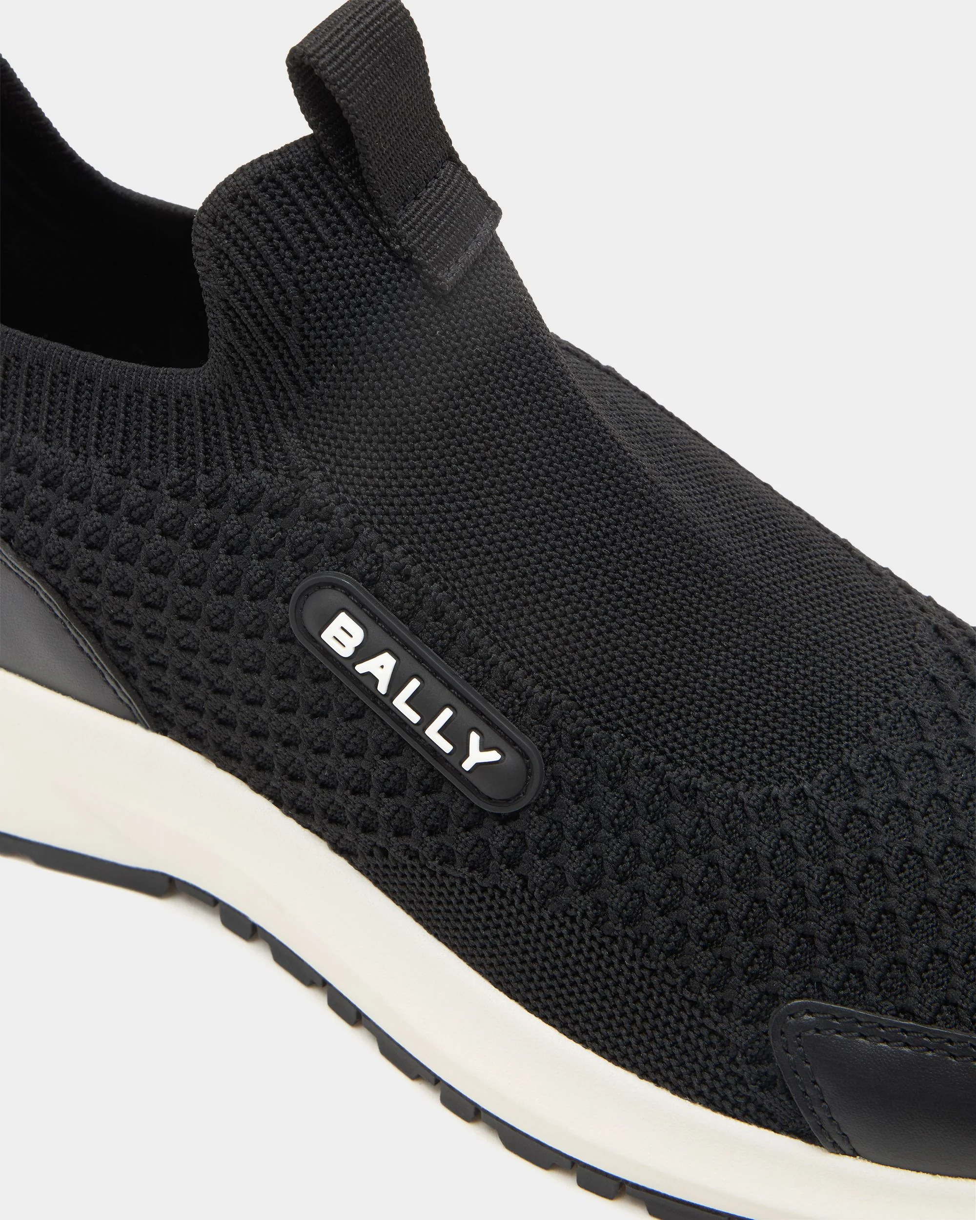 Outline Sneaker in Black Fabric - Image 6