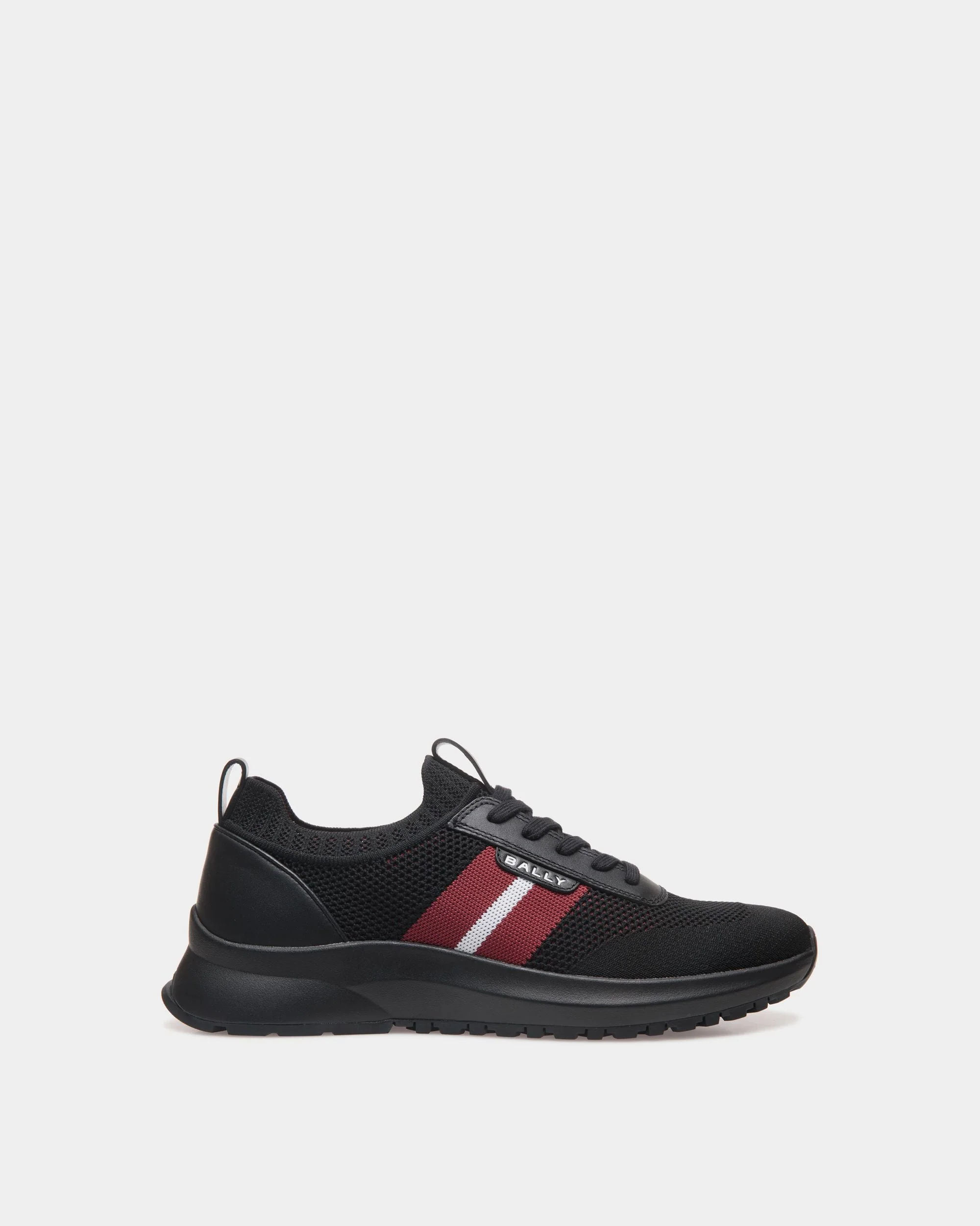 Outline Sneaker in Black Knit